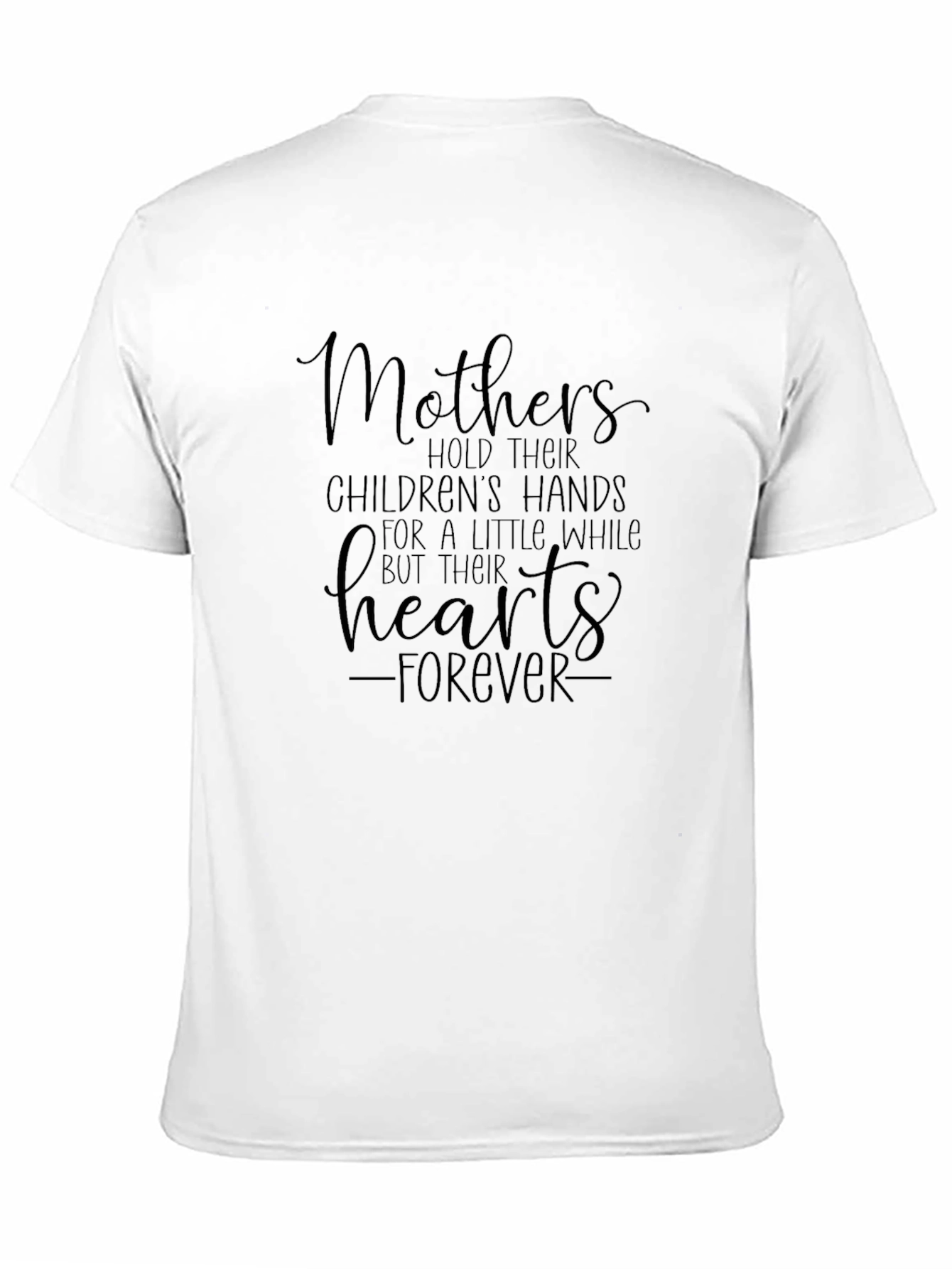 Mothers Heart Forever Black T-Shirt