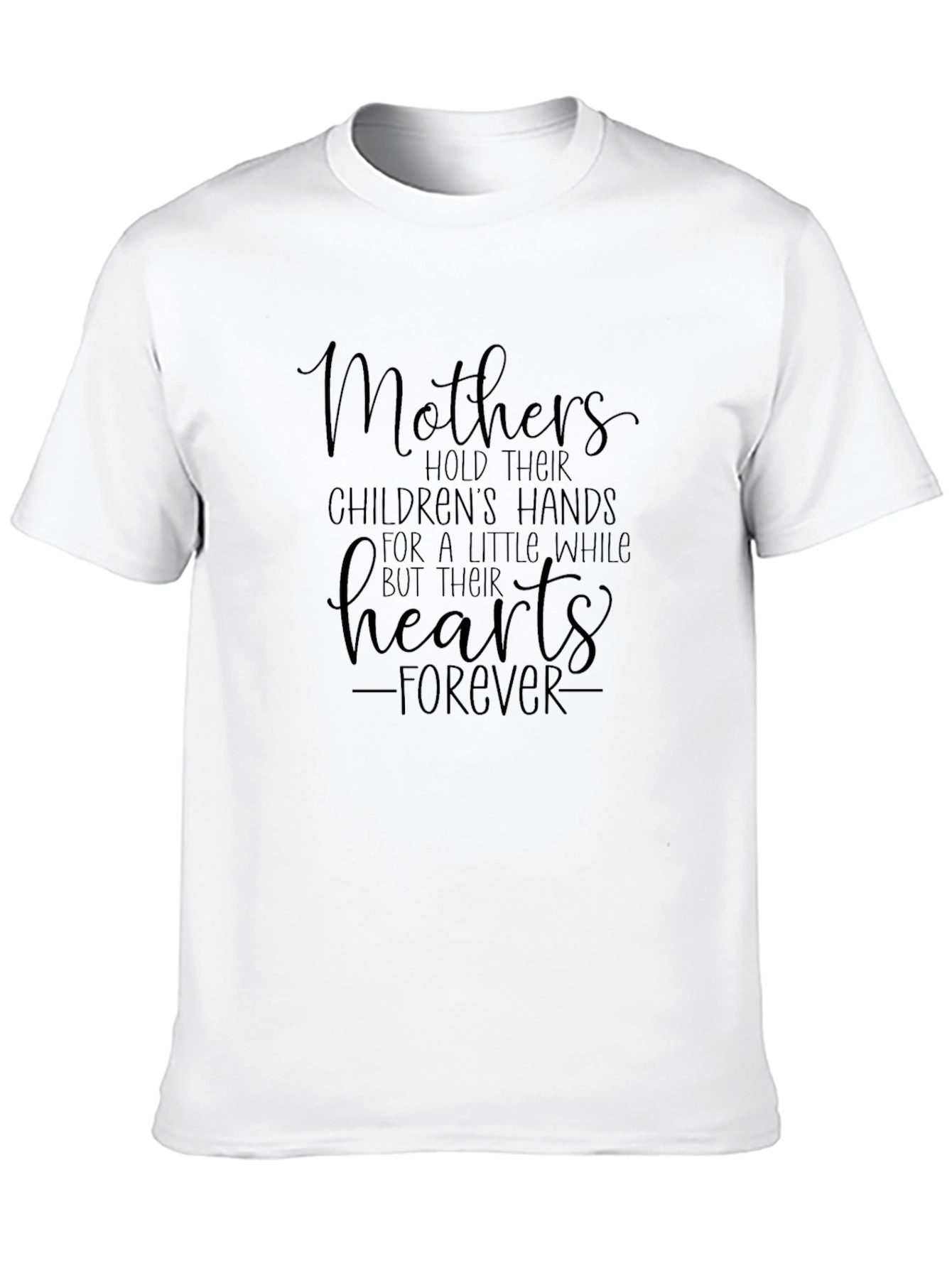 Mothers Heart Forever Black T-Shirt