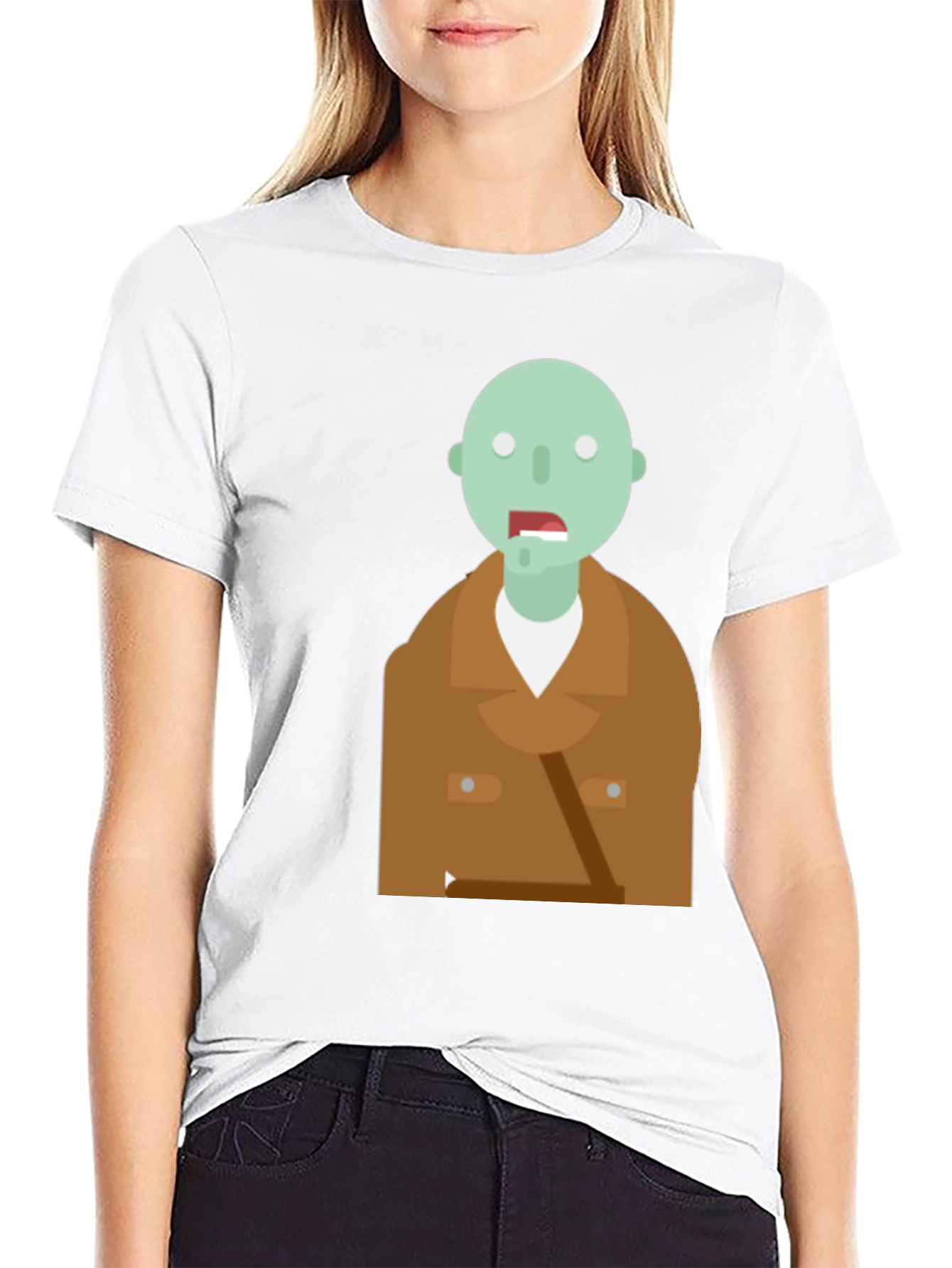 Zombie Graphic T-Shirt - Casual Mens Tee