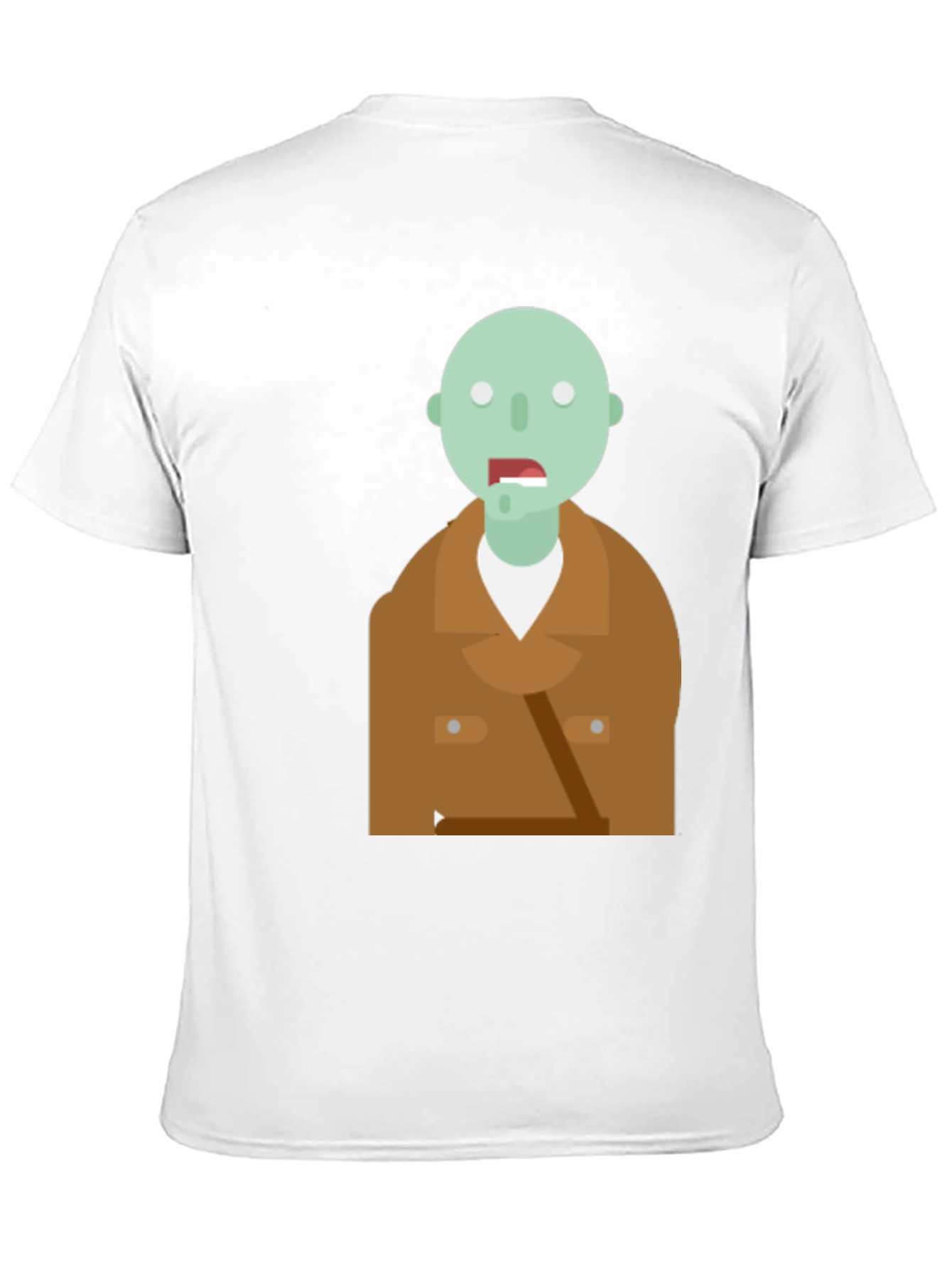 Zombie Graphic T-Shirt - Casual Mens Tee