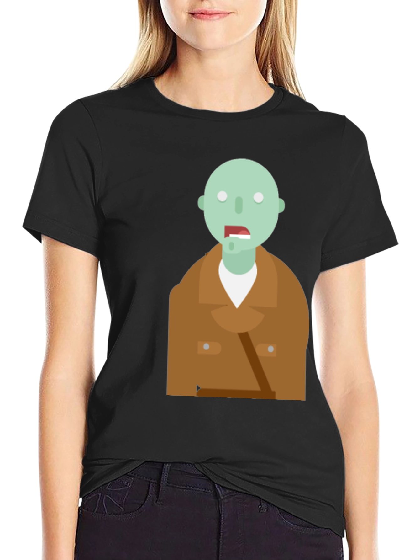 Zombie Graphic T-Shirt - Casual Mens Tee