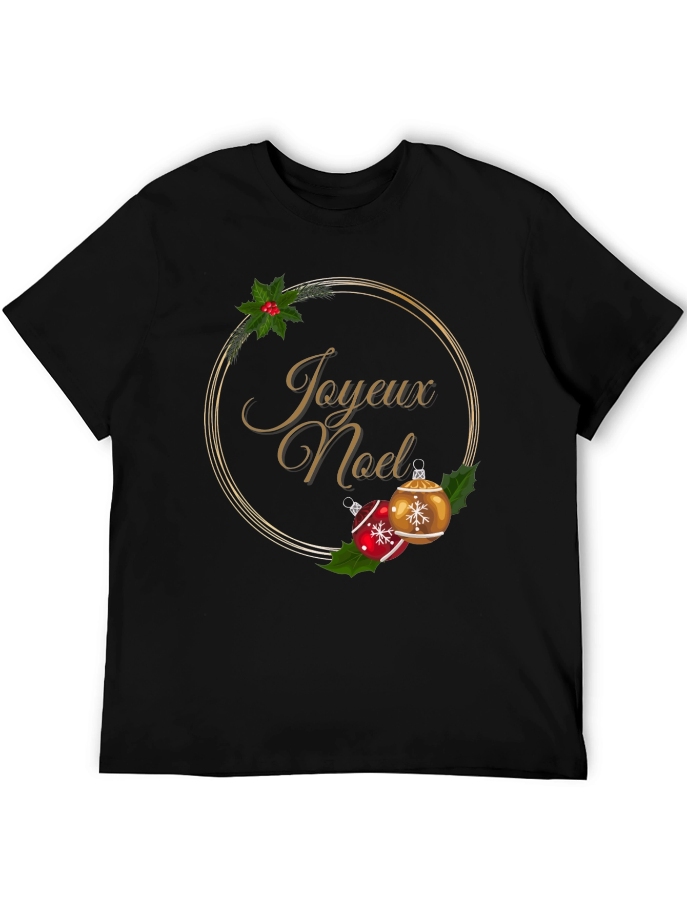 Joyeux Noel Christmas Holiday T-Shirt