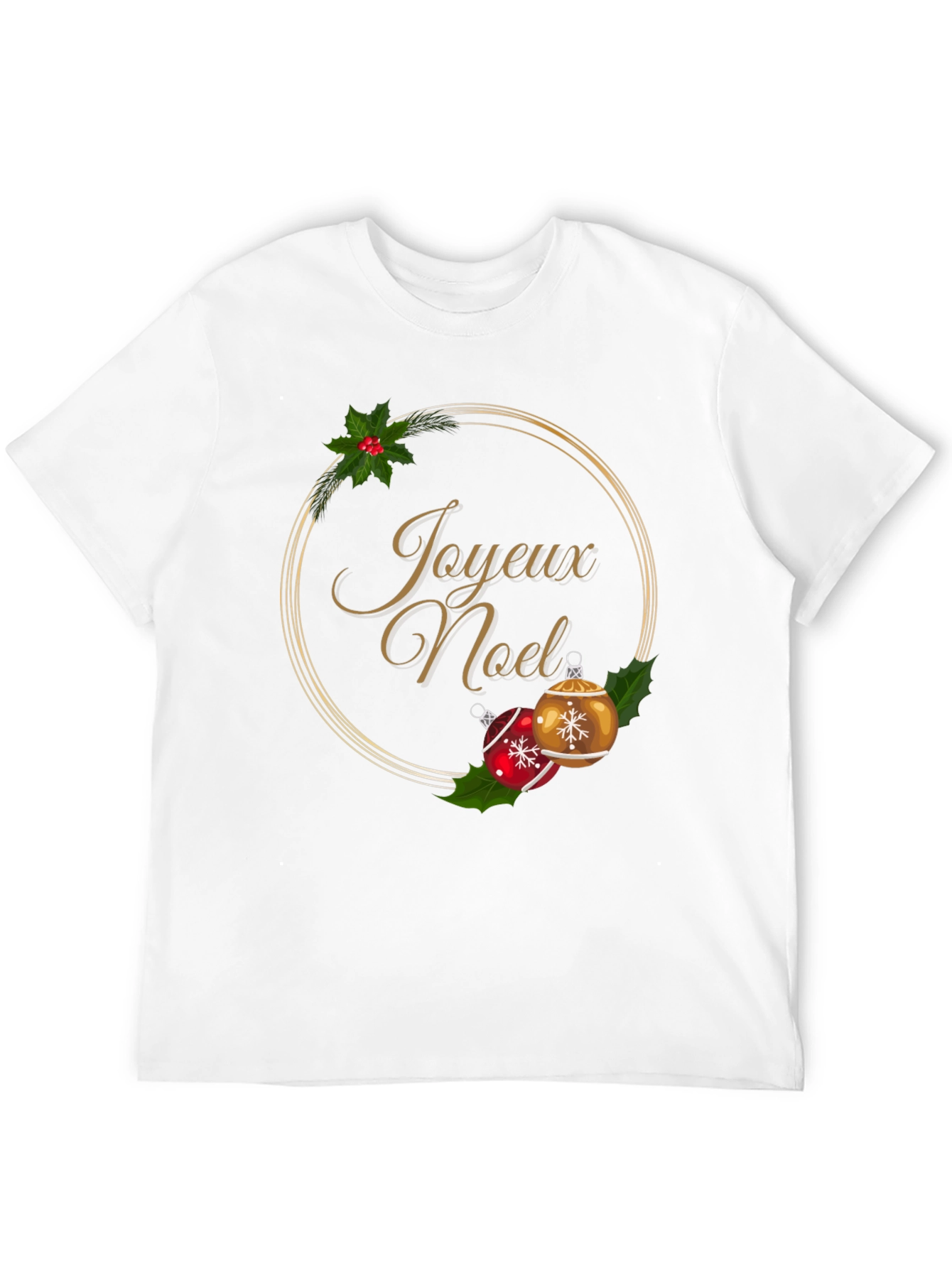 Joyeux Noel Christmas Holiday T-Shirt