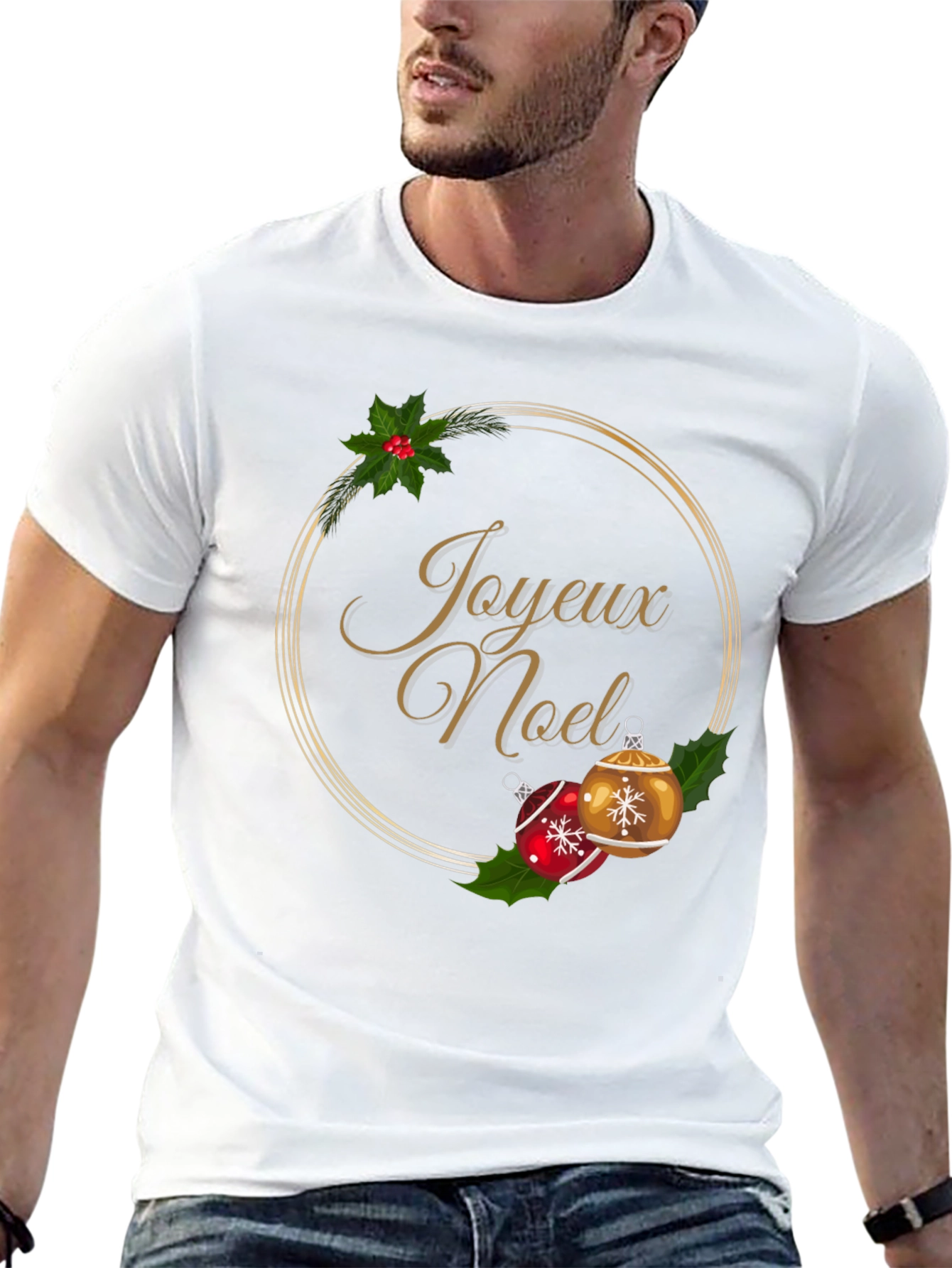 Joyeux Noel Christmas Holiday T-Shirt
