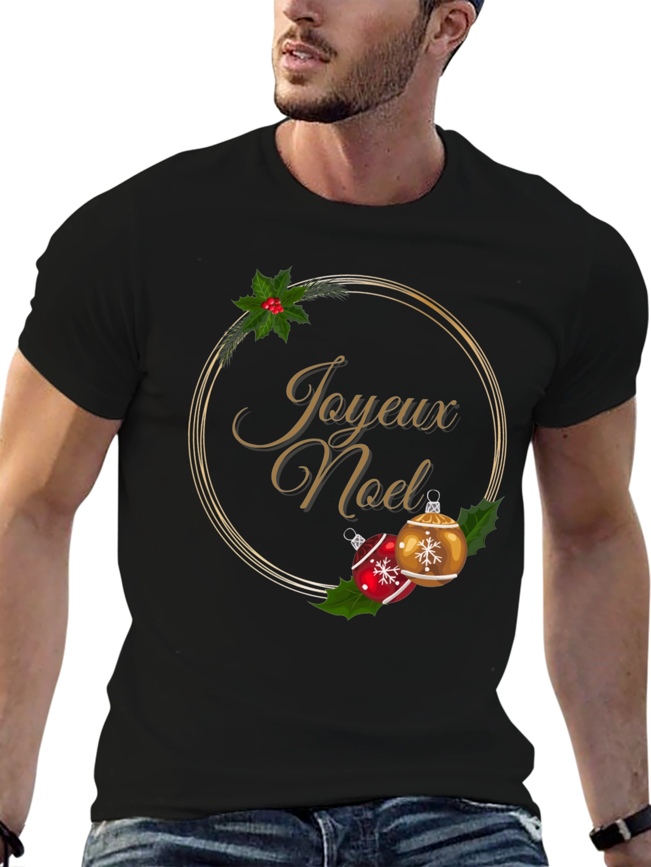 Joyeux Noel Christmas Holiday T-Shirt