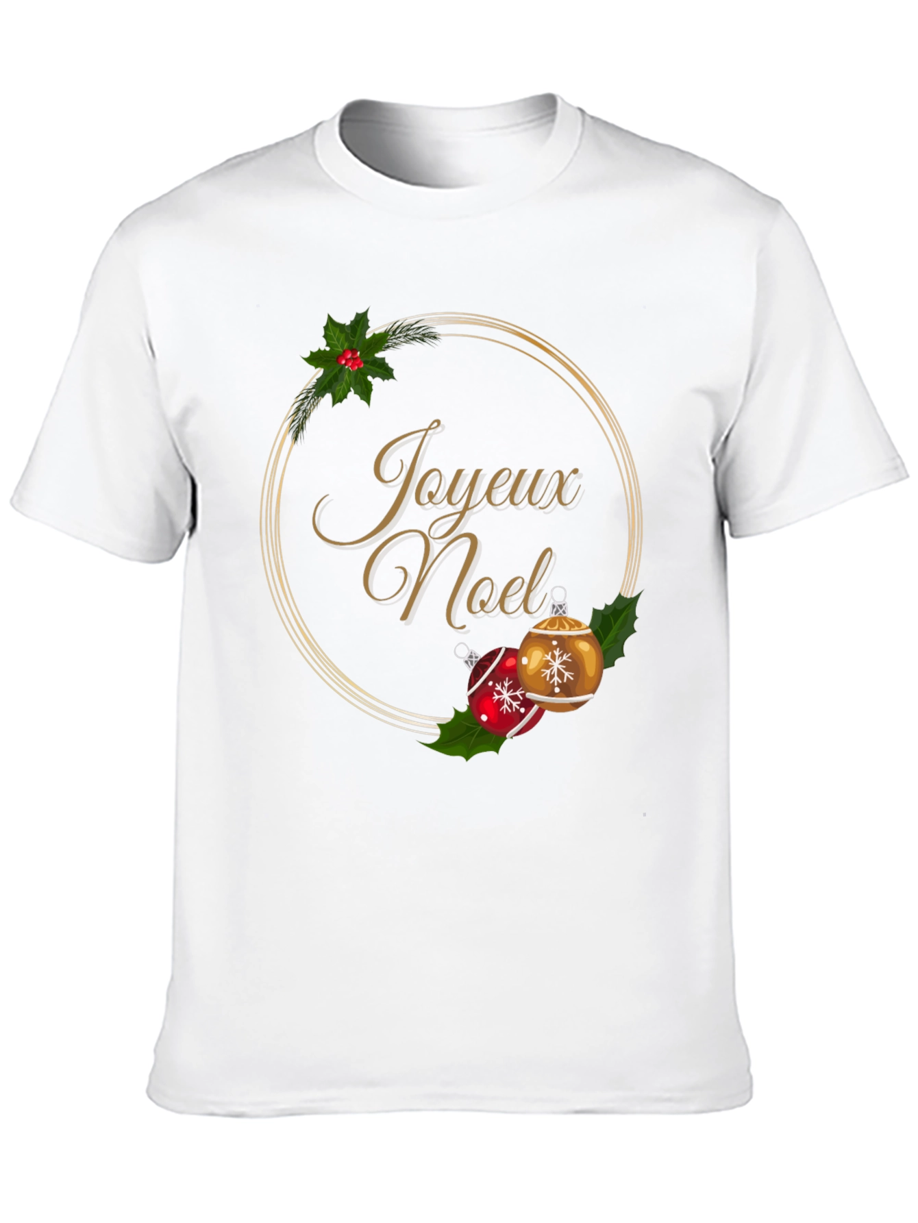 Joyeux Noel Christmas Holiday T-Shirt