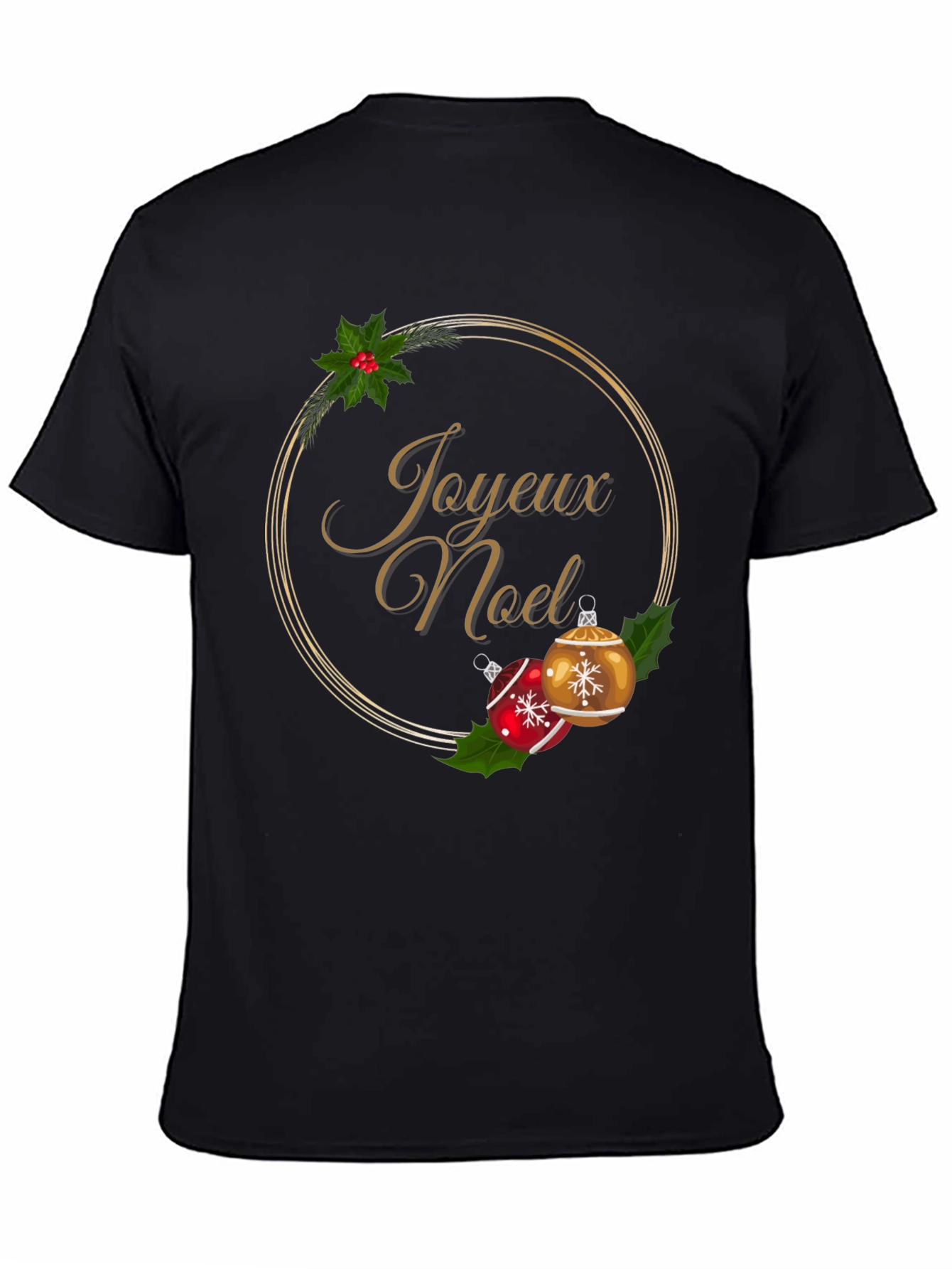 Joyeux Noel Christmas Holiday T-Shirt