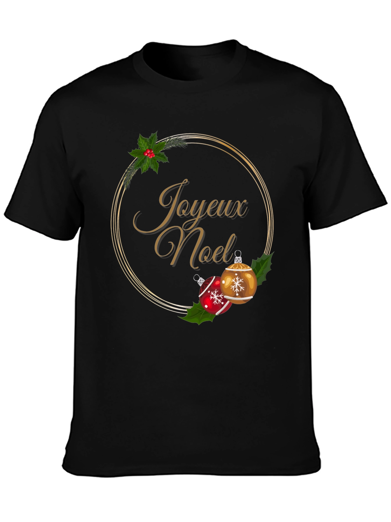 Joyeux Noel Christmas Holiday T-Shirt