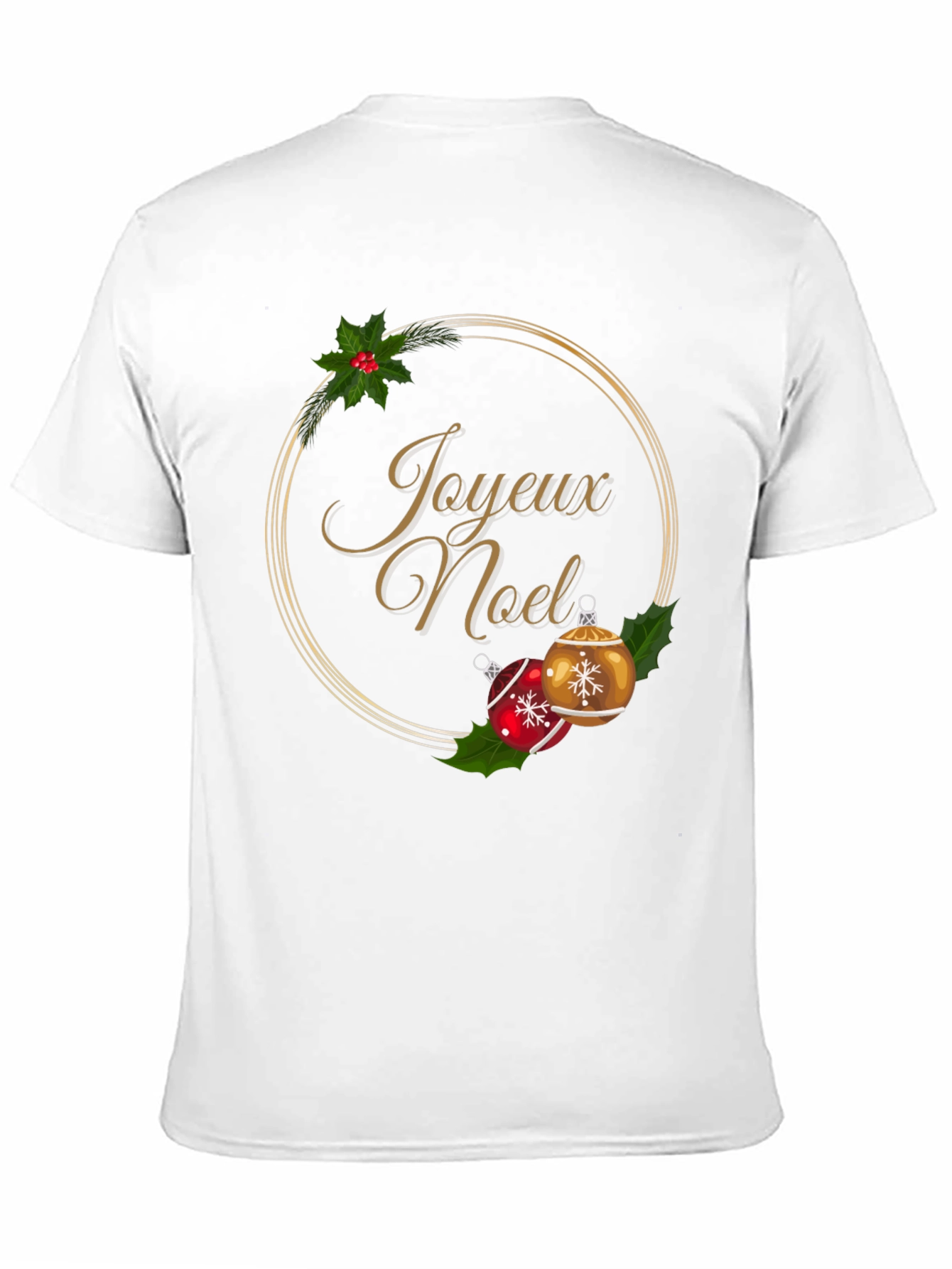 Joyeux Noel Christmas Holiday T-Shirt