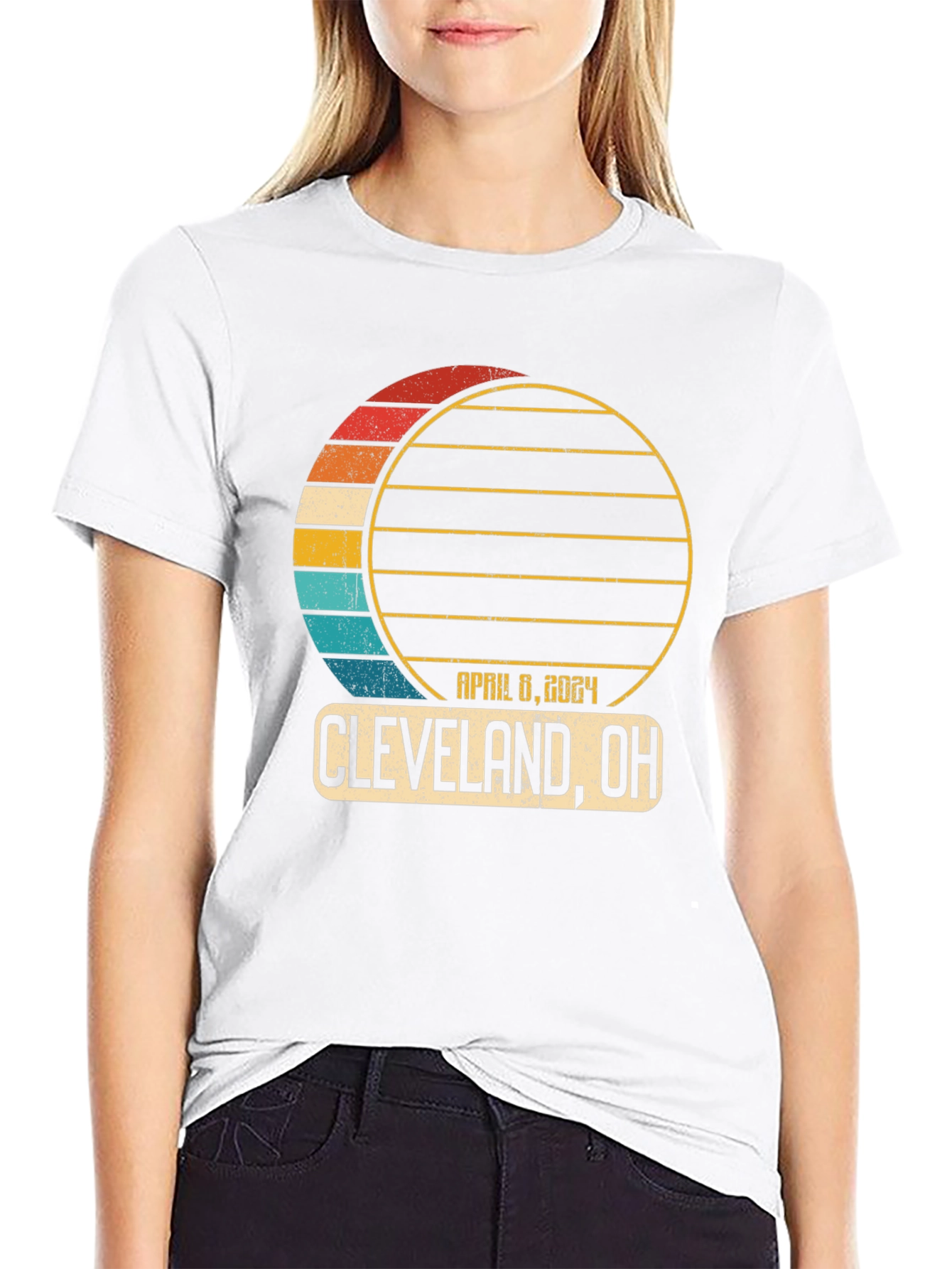 Cleveland OH Total Solar Eclipse 2024 T-Shirt