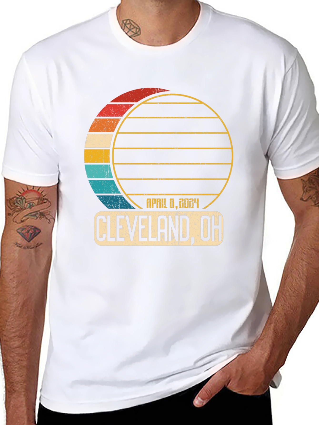 Cleveland OH Total Solar Eclipse 2024 T-Shirt