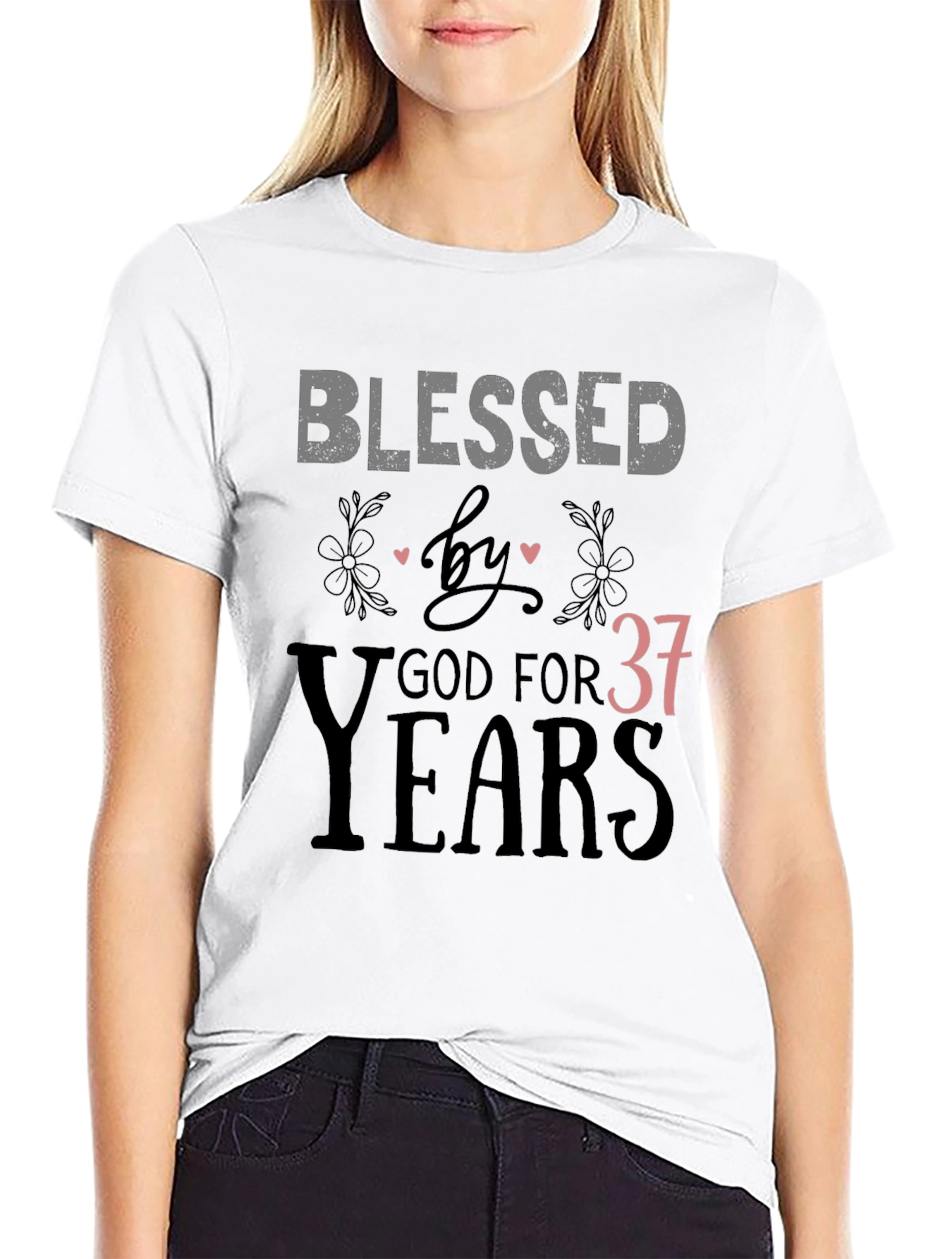 Blessed by God For 37 Years T-Shirt