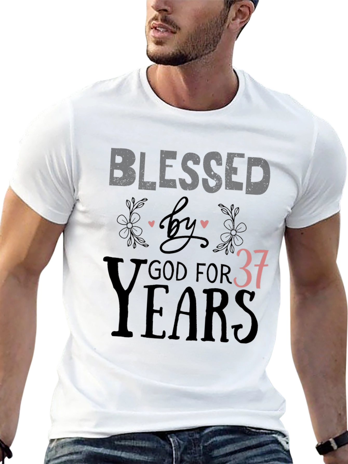Blessed by God For 37 Years T-Shirt