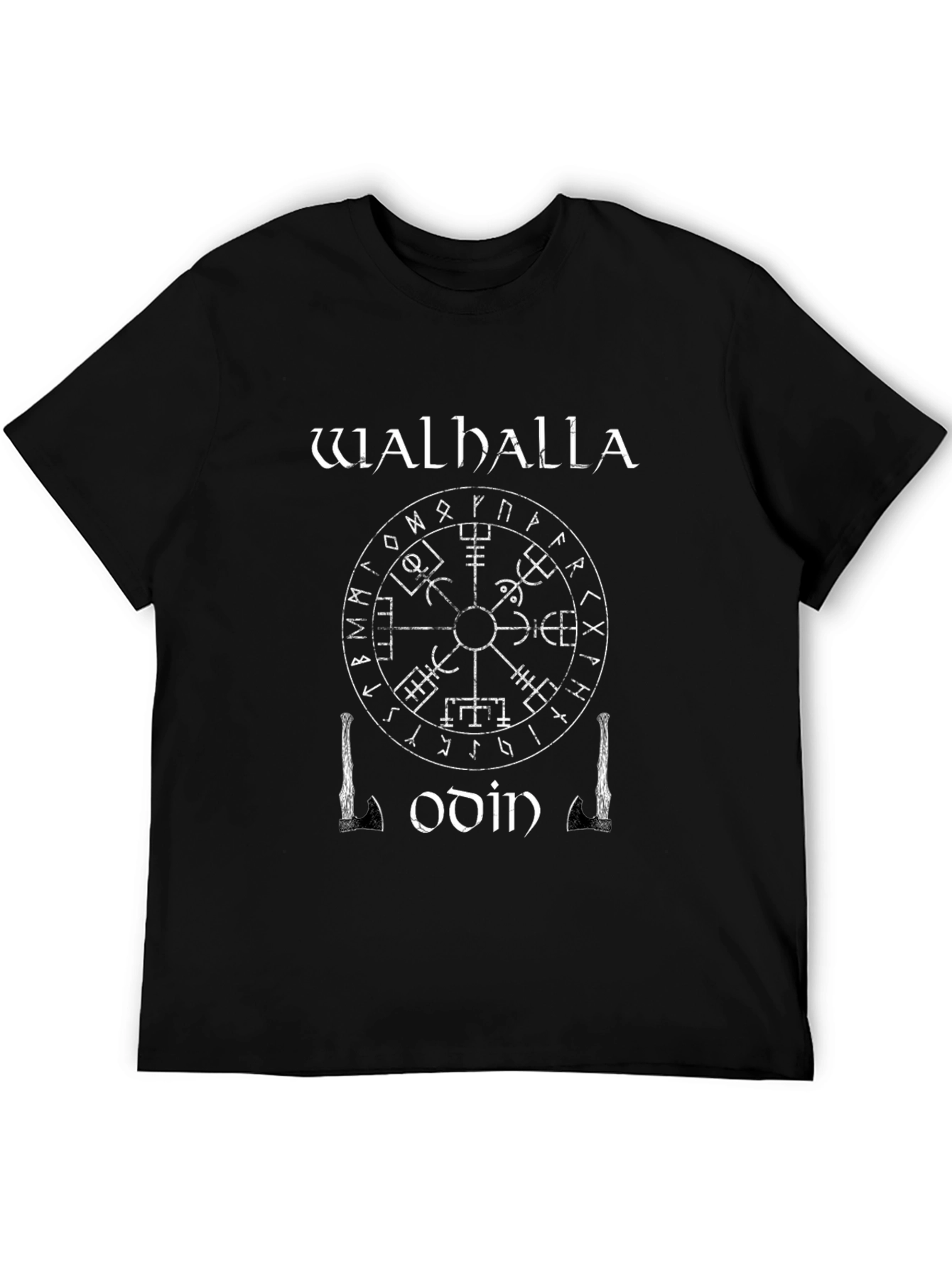 Valhalla Odin Graphic Tee - Viking Style