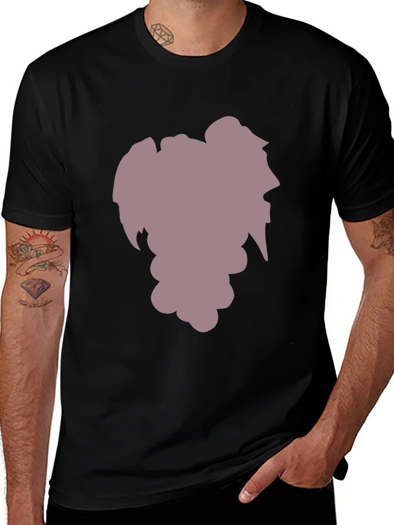 Cool Black Graphic Tee - Mystery Design!