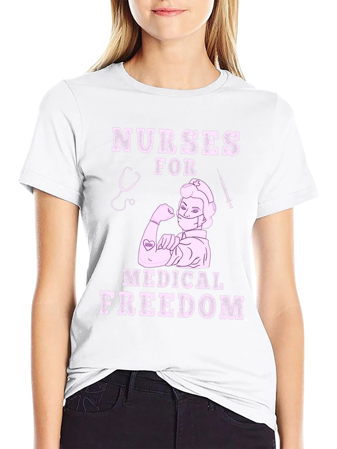 Nurses For Medical Freedom Graphic T-Shirt