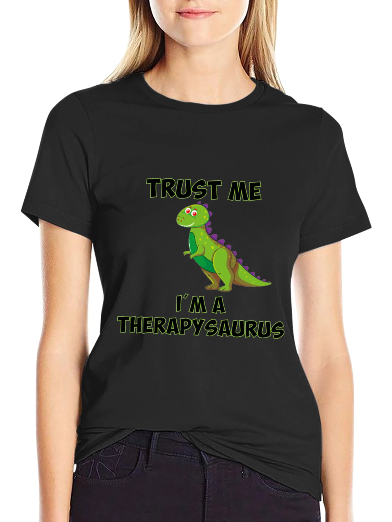 Therapysaurus T-Shirt - Funny Dinosaur Therapist Tee