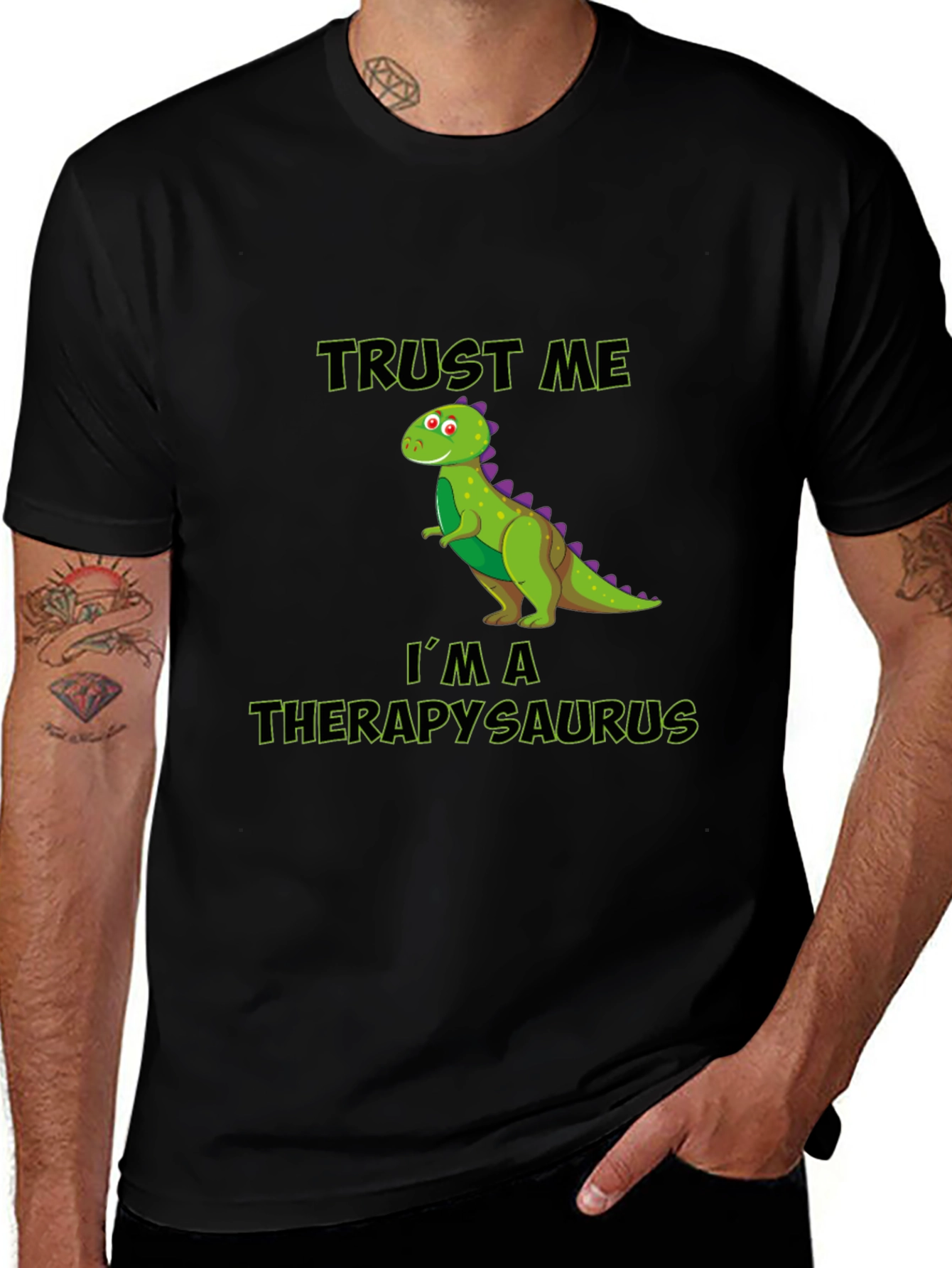 Therapysaurus T-Shirt - Funny Dinosaur Therapist Tee