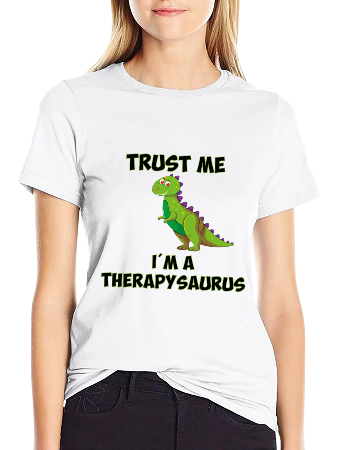 Therapysaurus T-Shirt - Funny Dinosaur Therapist Tee