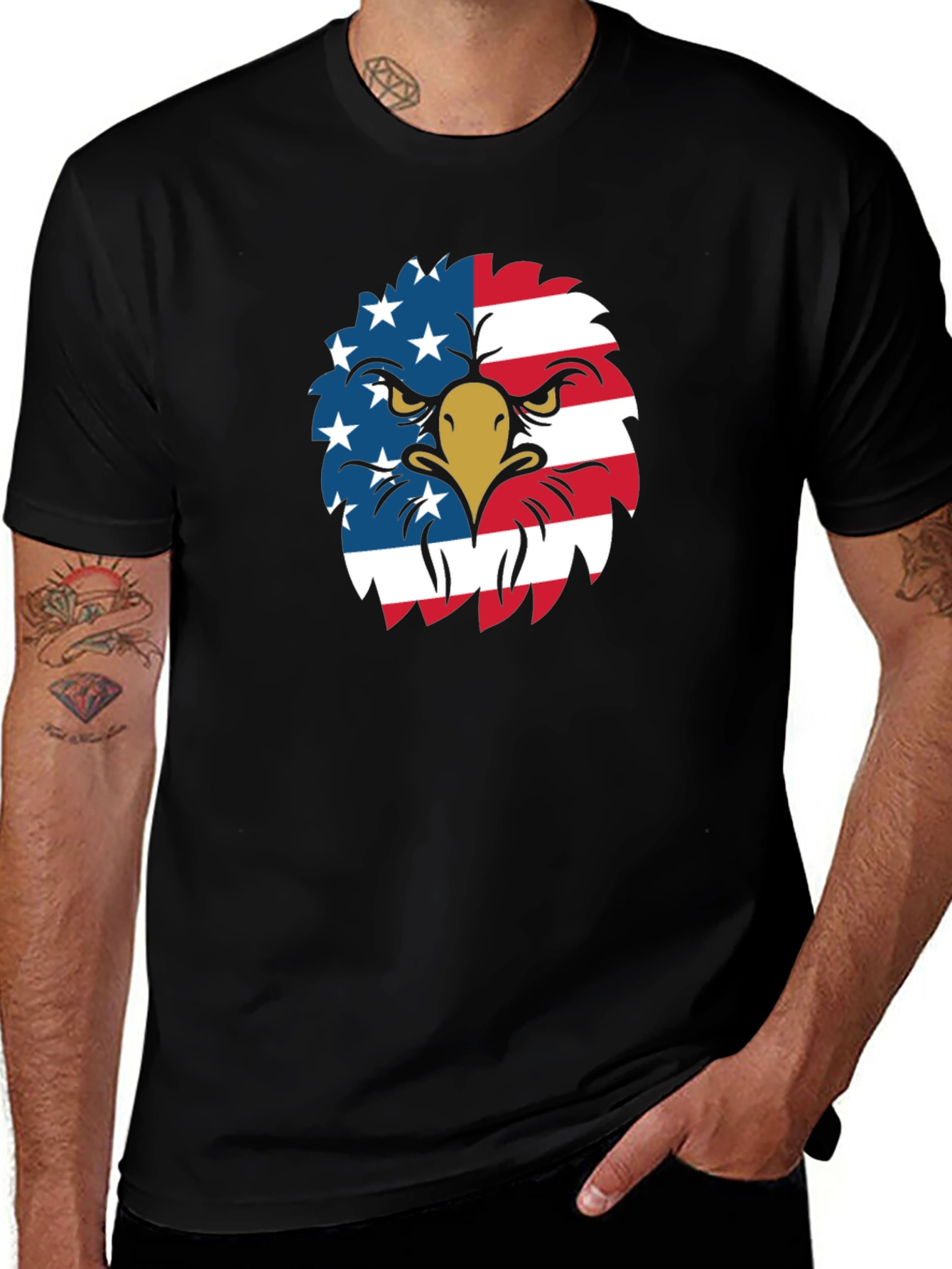 American Eagle Flag Graphic Tee