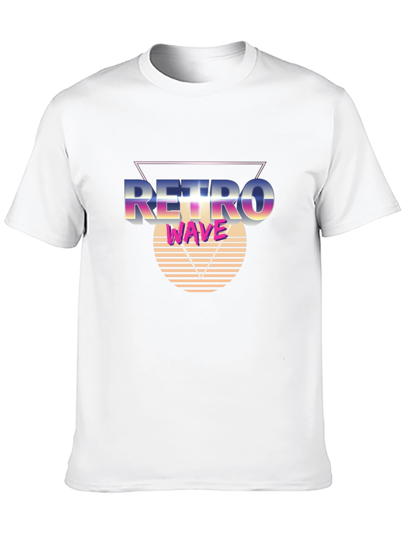 Retro Wave Graphic Tee - Black