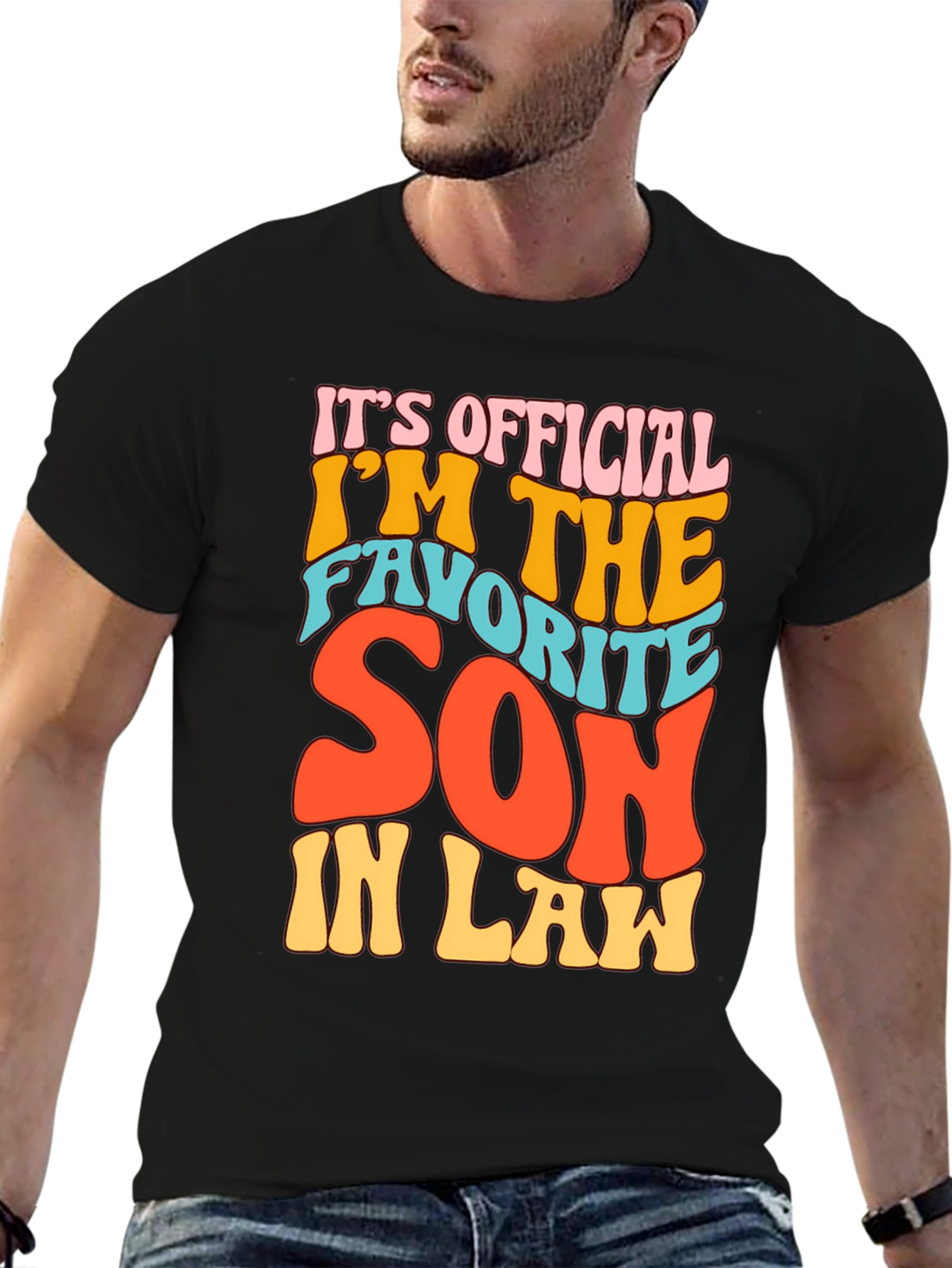 Favorite Son-In-Law Novelty Graphic T-Shirt