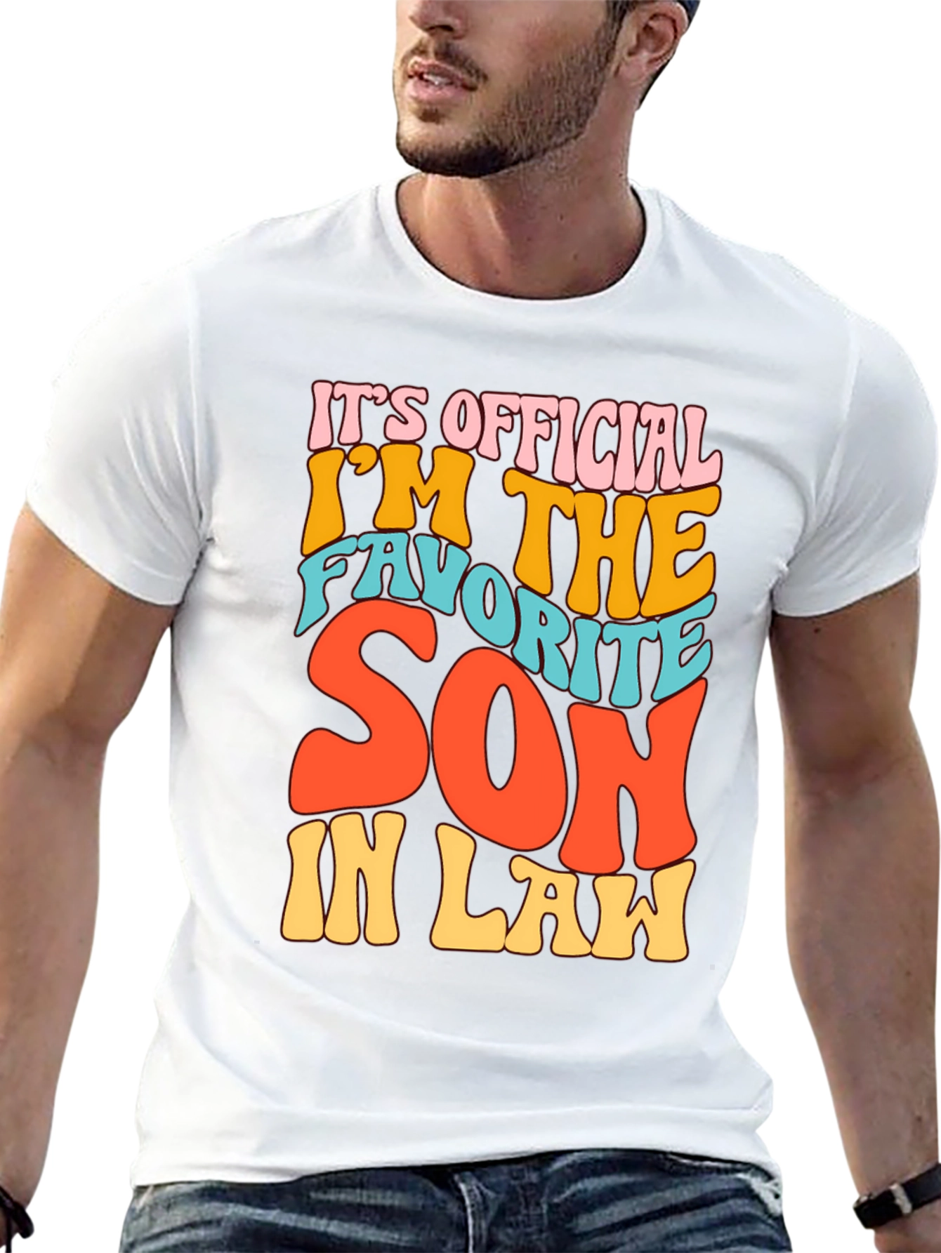 Favorite Son-In-Law Novelty Graphic T-Shirt