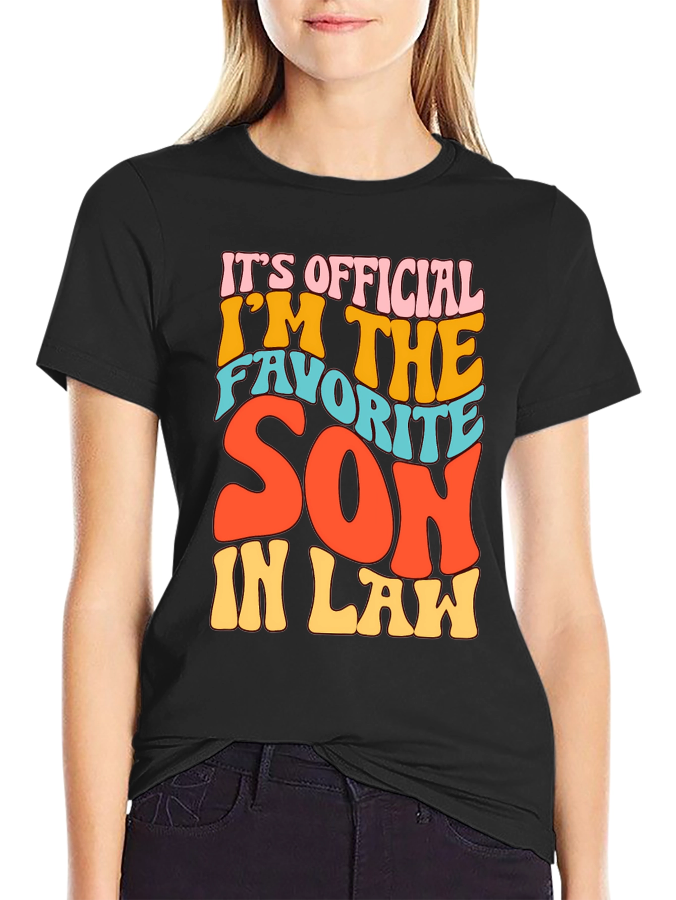 Favorite Son-In-Law Novelty Graphic T-Shirt