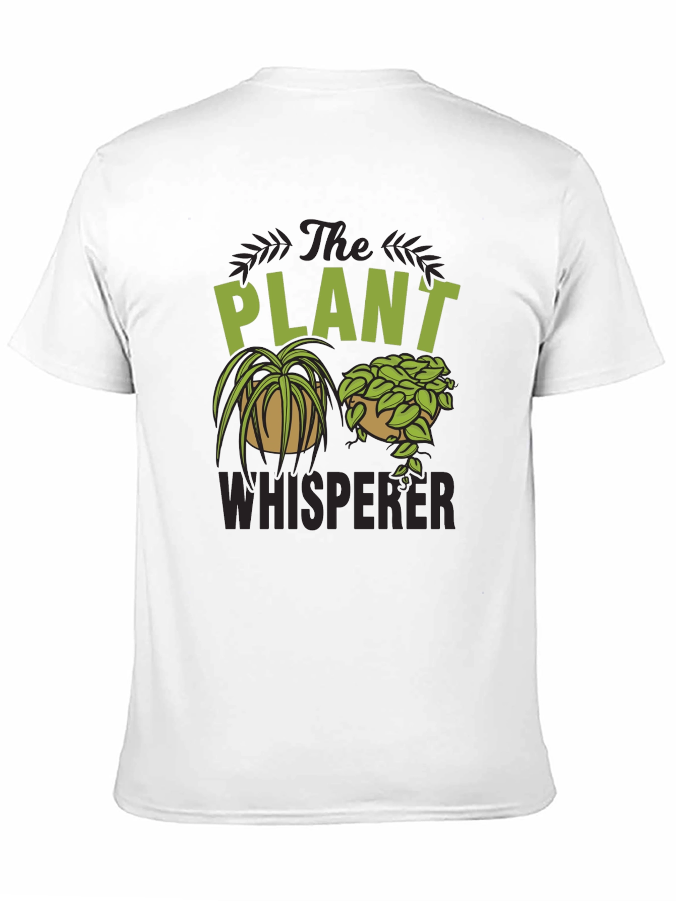 The Plant Whisperer Graphic Tee - Green & Black
