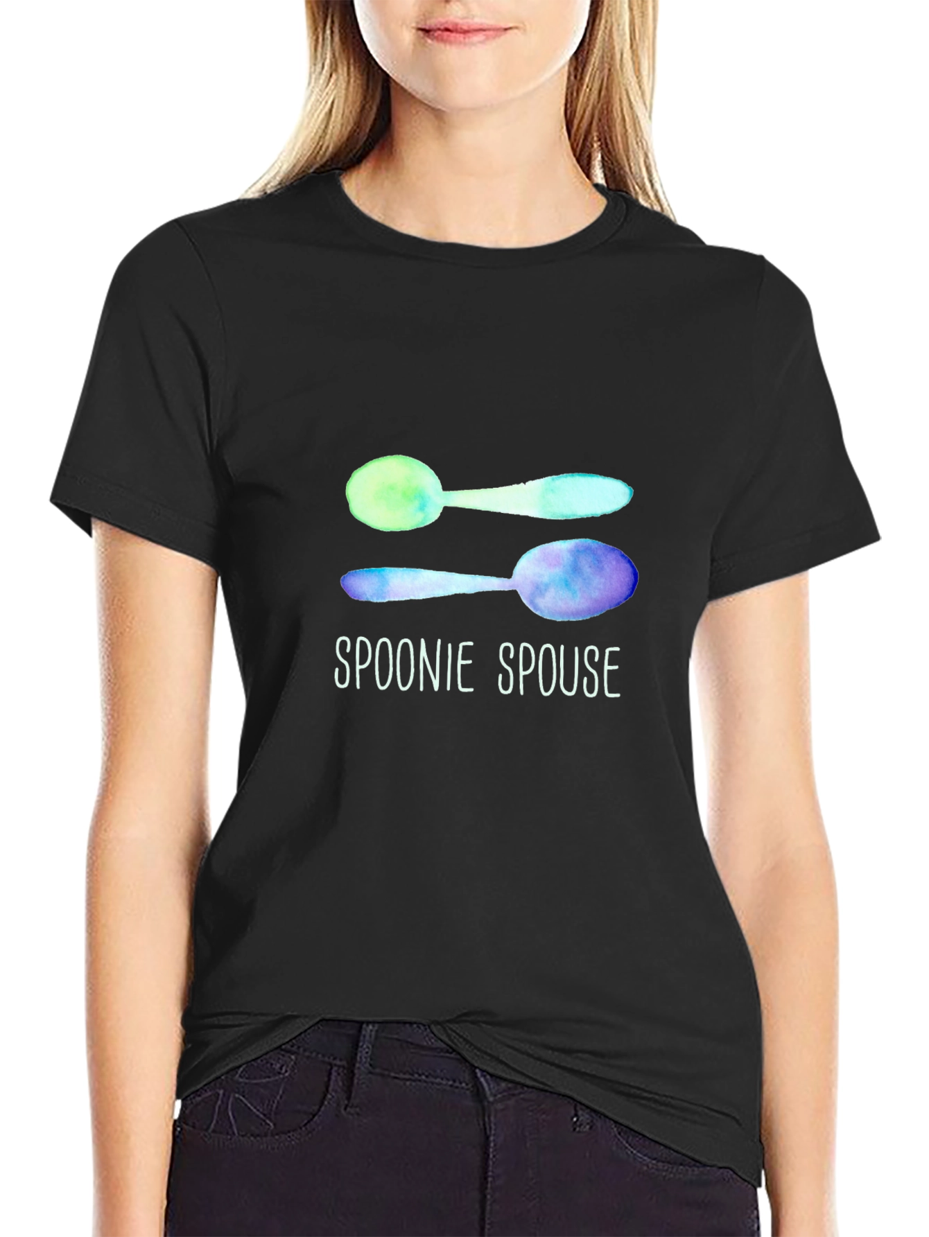 Spoonie Spouse T-Shirt Spoonie Gift Chronic Illness