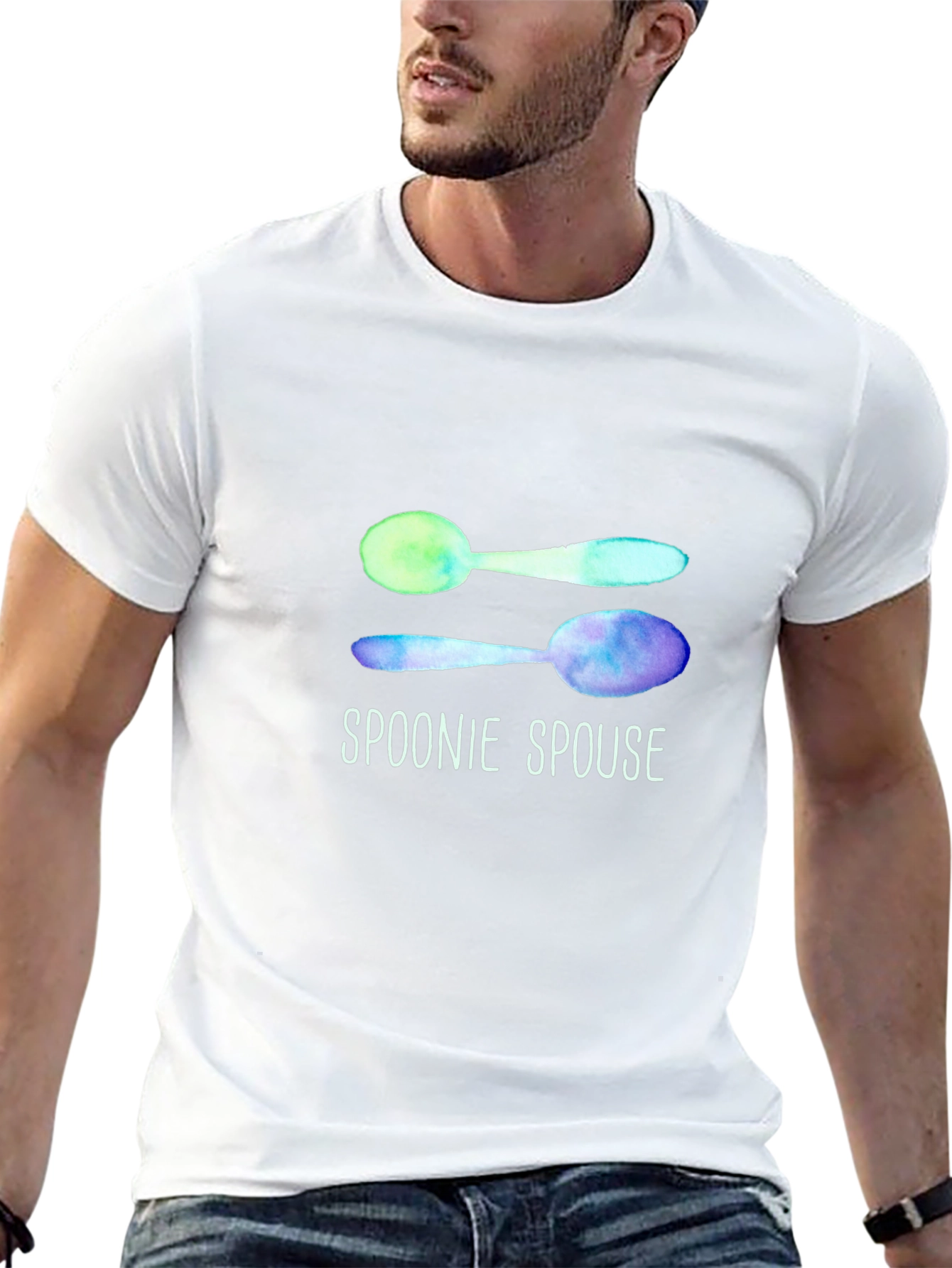 Spoonie Spouse T-Shirt Spoonie Gift Chronic Illness