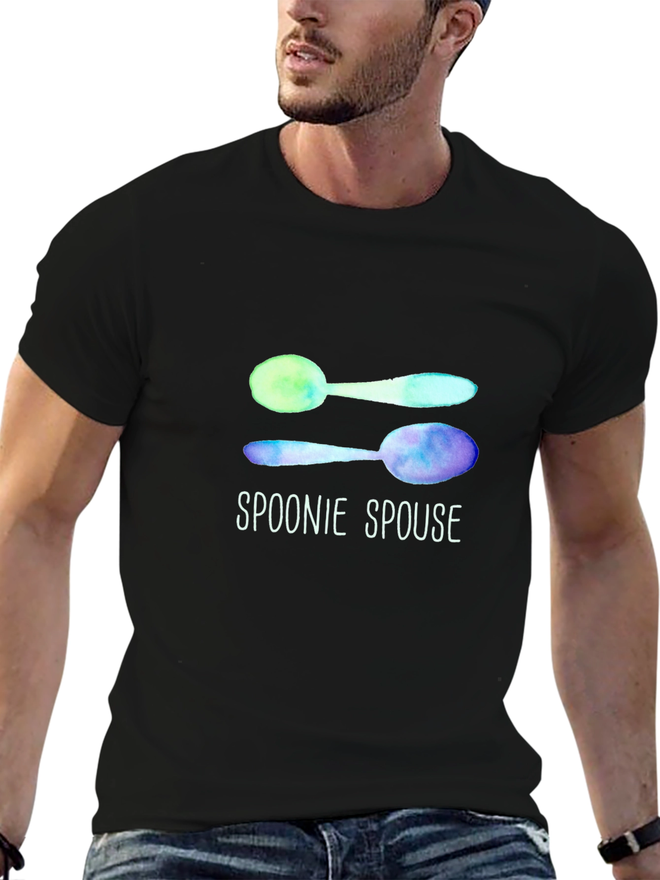 Spoonie Spouse T-Shirt Spoonie Gift Chronic Illness
