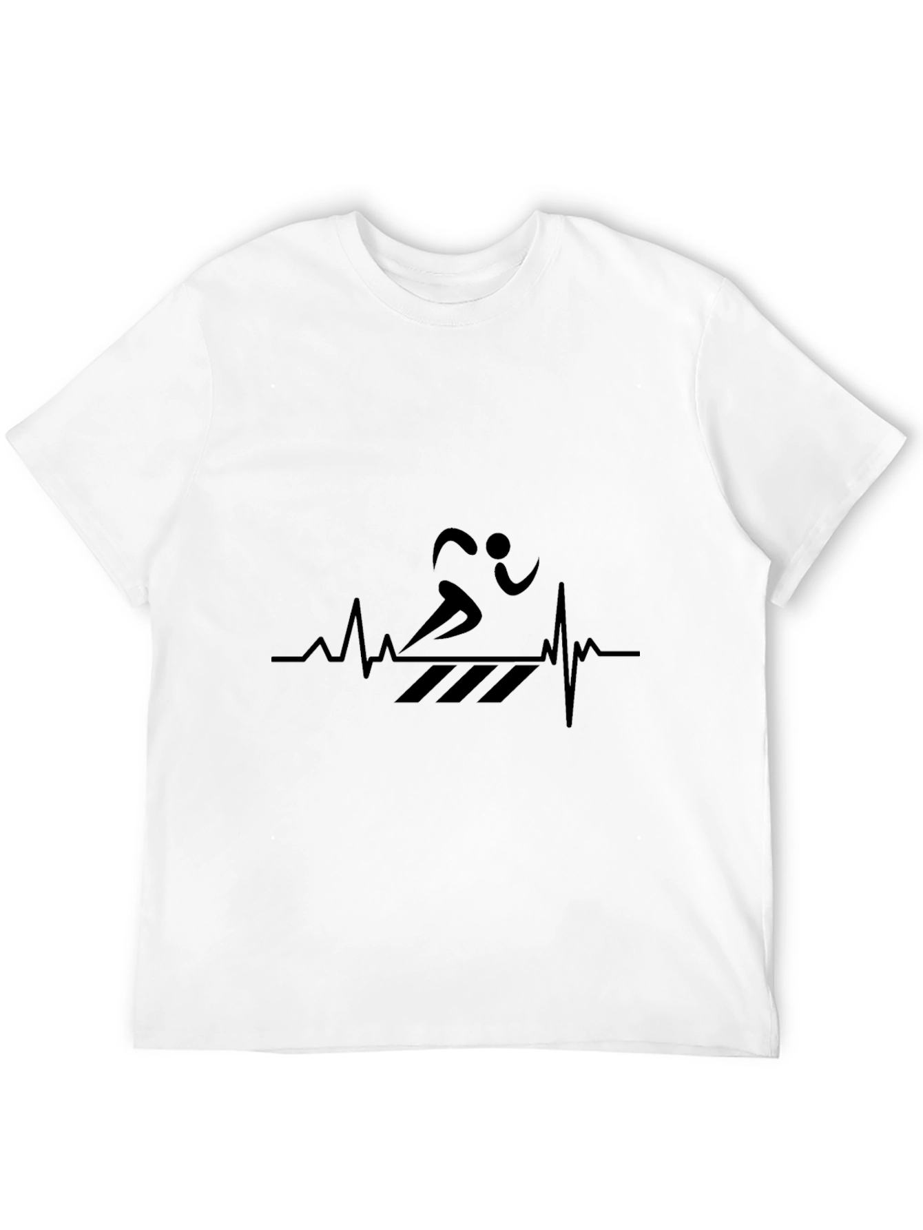 Runner Heartbeat Graphic Tee - Athletic Style