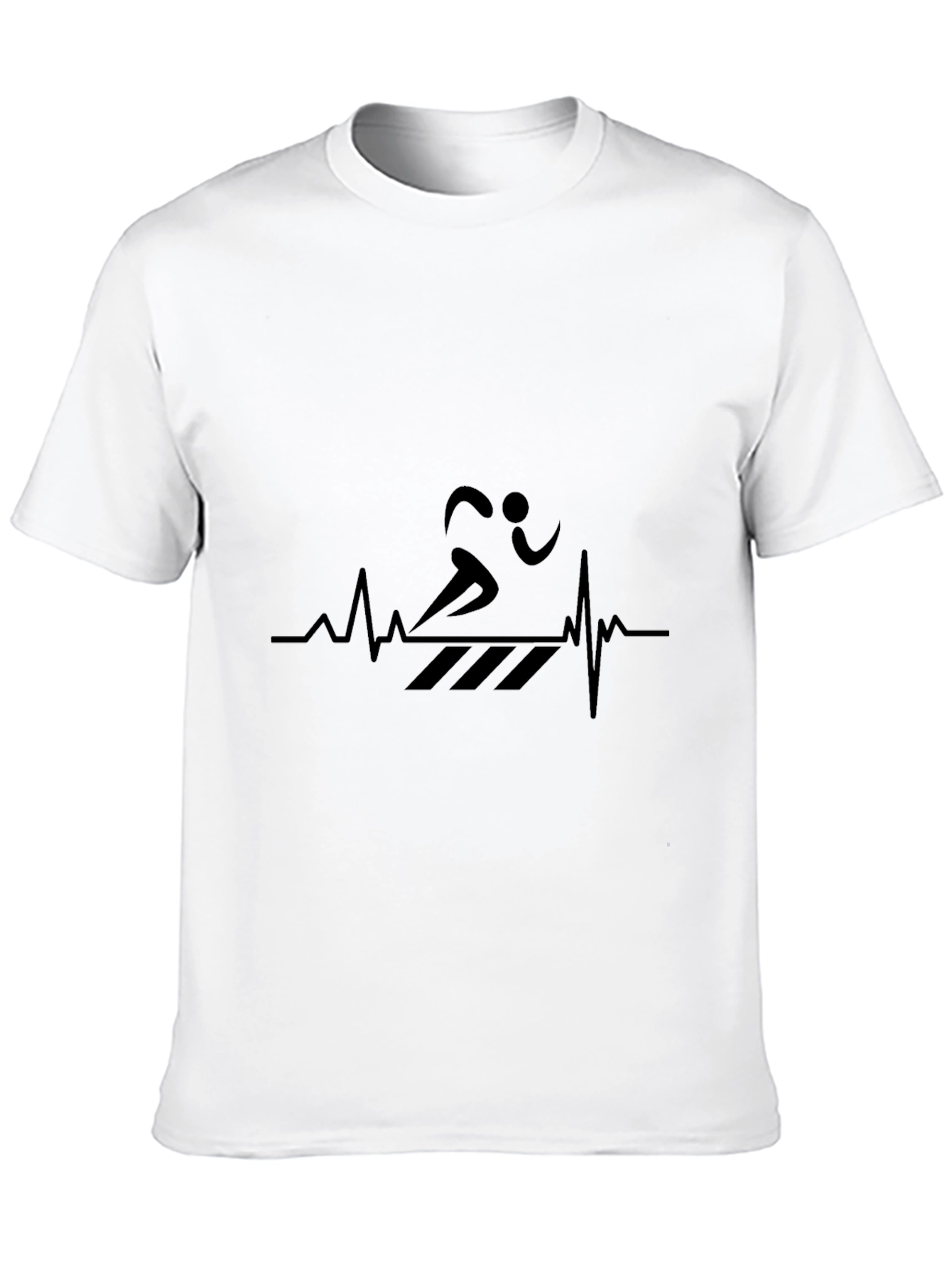 Runner Heartbeat Graphic Tee - Athletic Style
