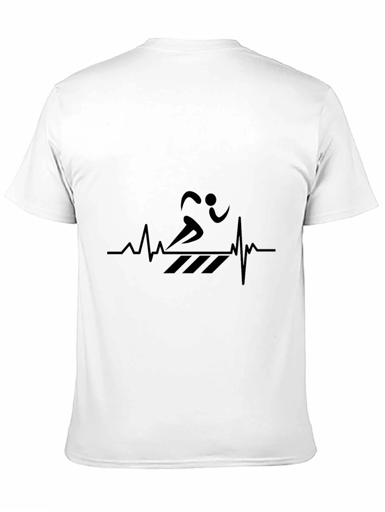 Runner Heartbeat Graphic Tee - Athletic Style