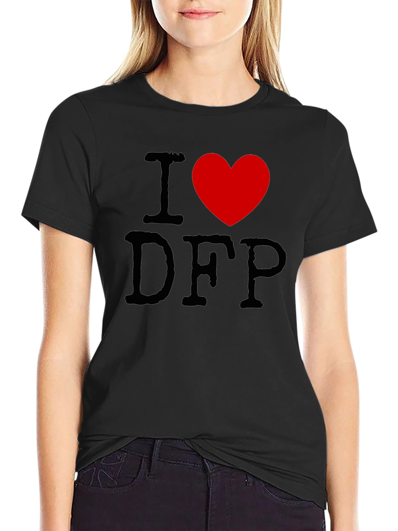I Heart DFP Black T-Shirt