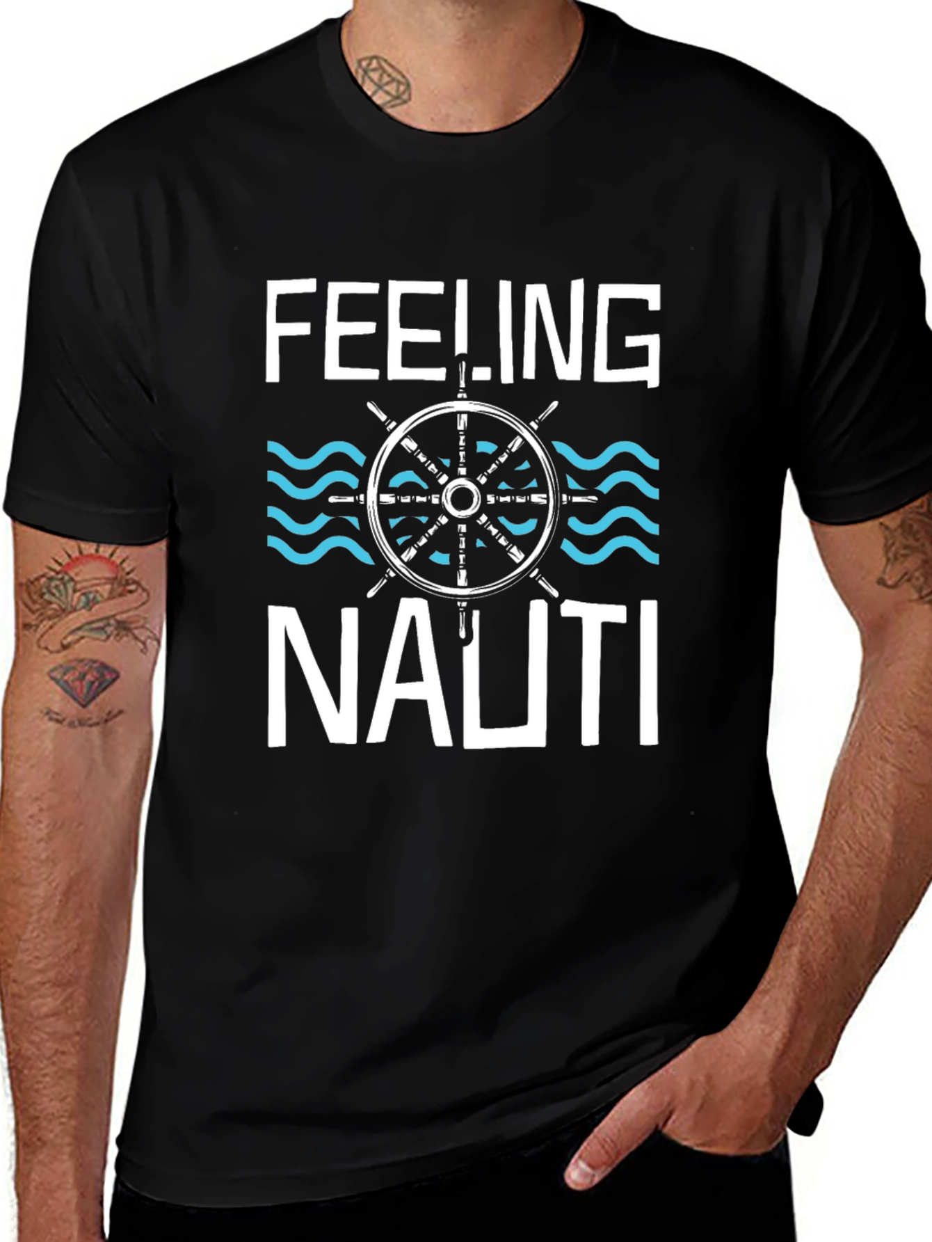 Feeling Nauti T-Shirt - Nautical Design
