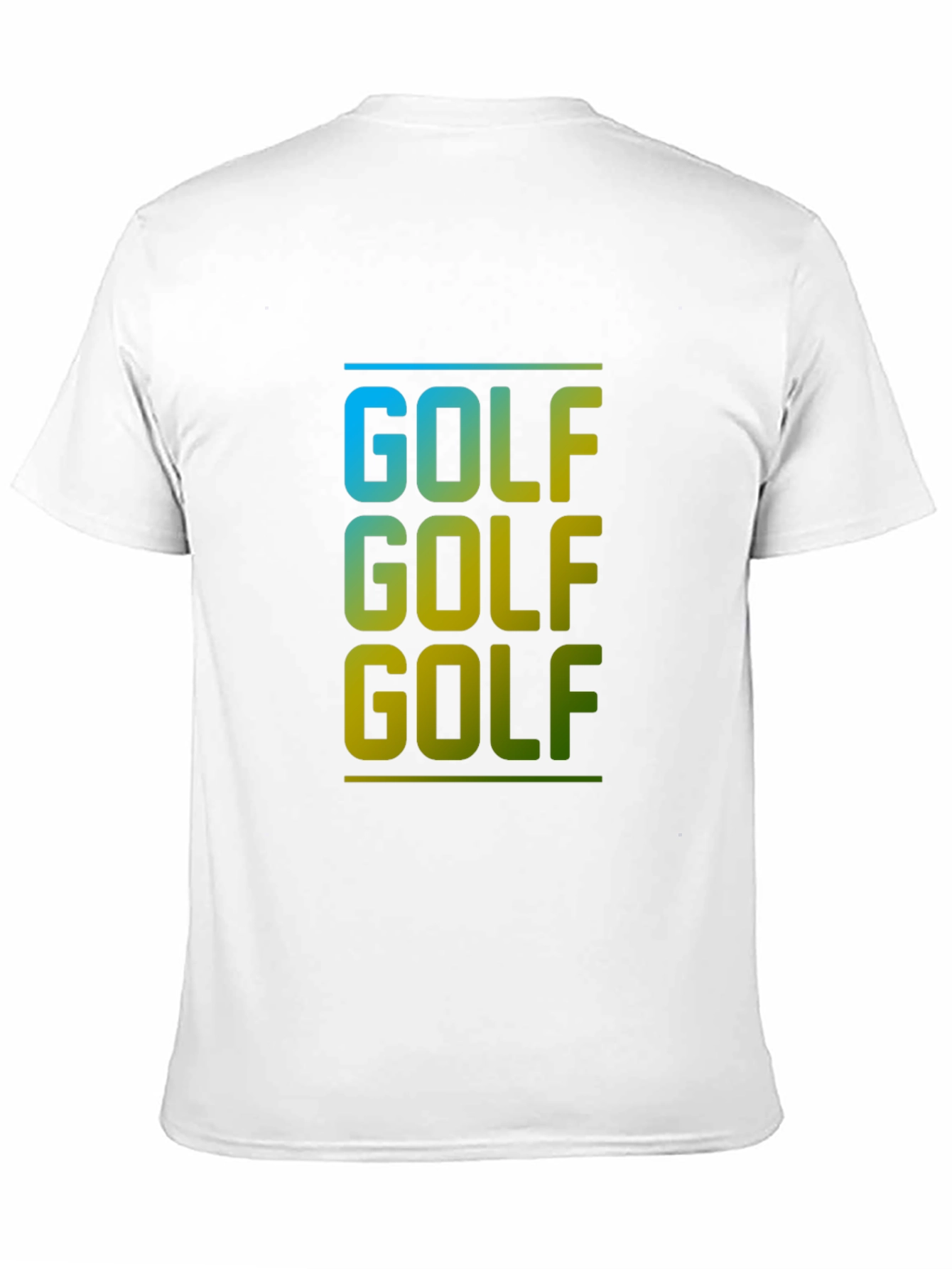 Golf Lover Tee - Gradient Design