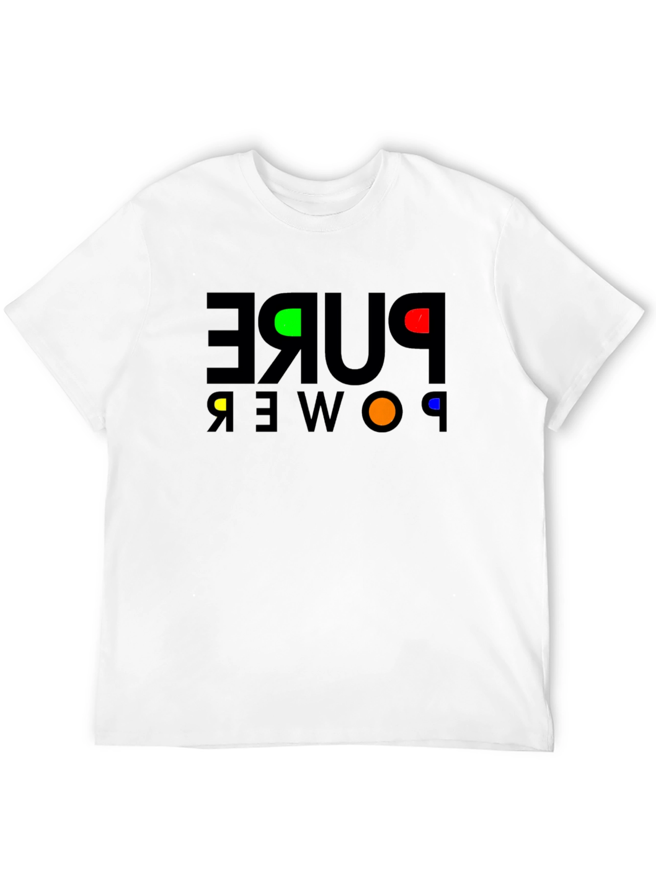 Pure Power Graphic T-Shirt - Premium Black Cotton Tee