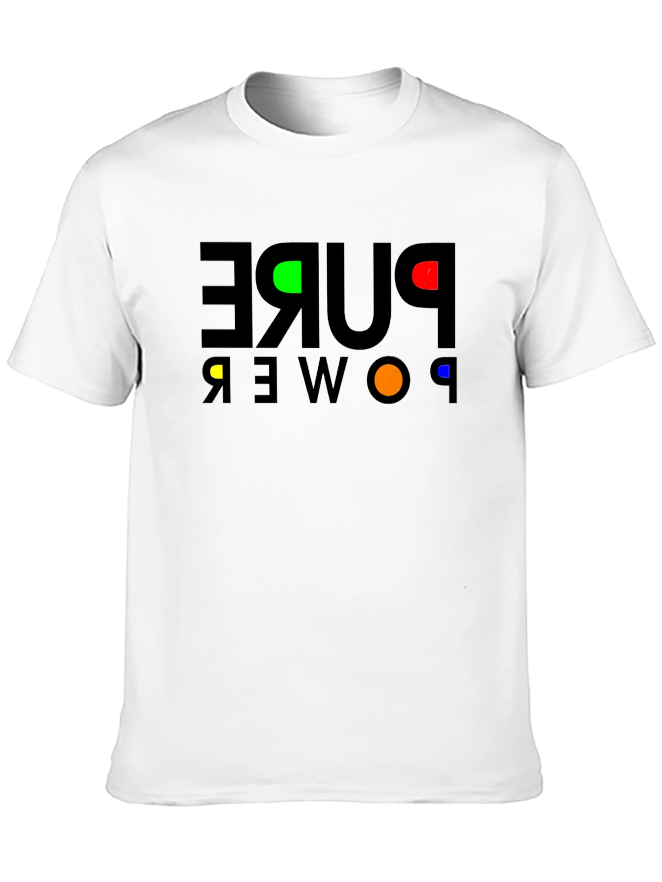 Pure Power Graphic T-Shirt - Premium Black Cotton Tee