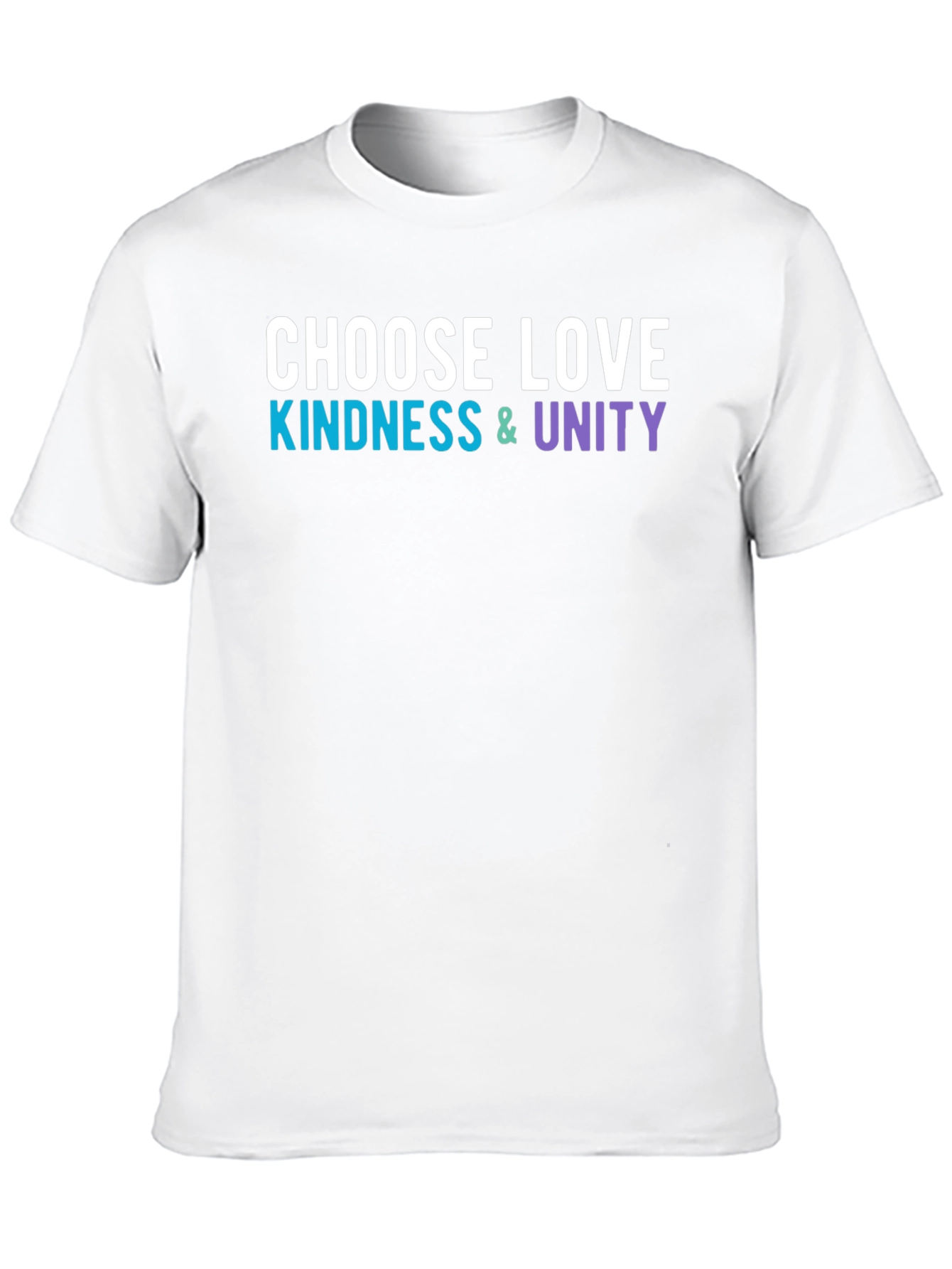 Choose Love Kindness Unity Graphic Tee