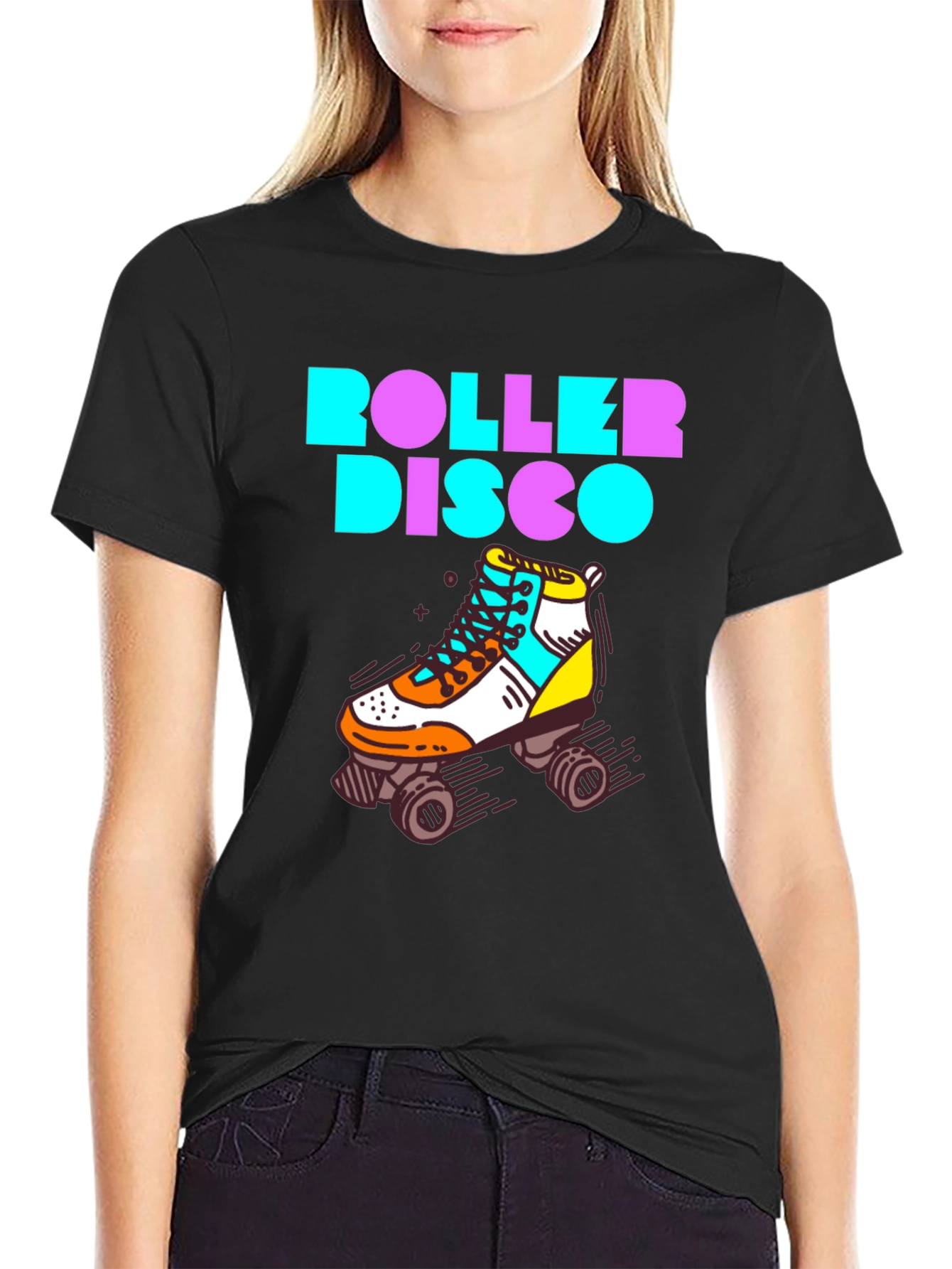 Retro Roller Disco Graphic Tee