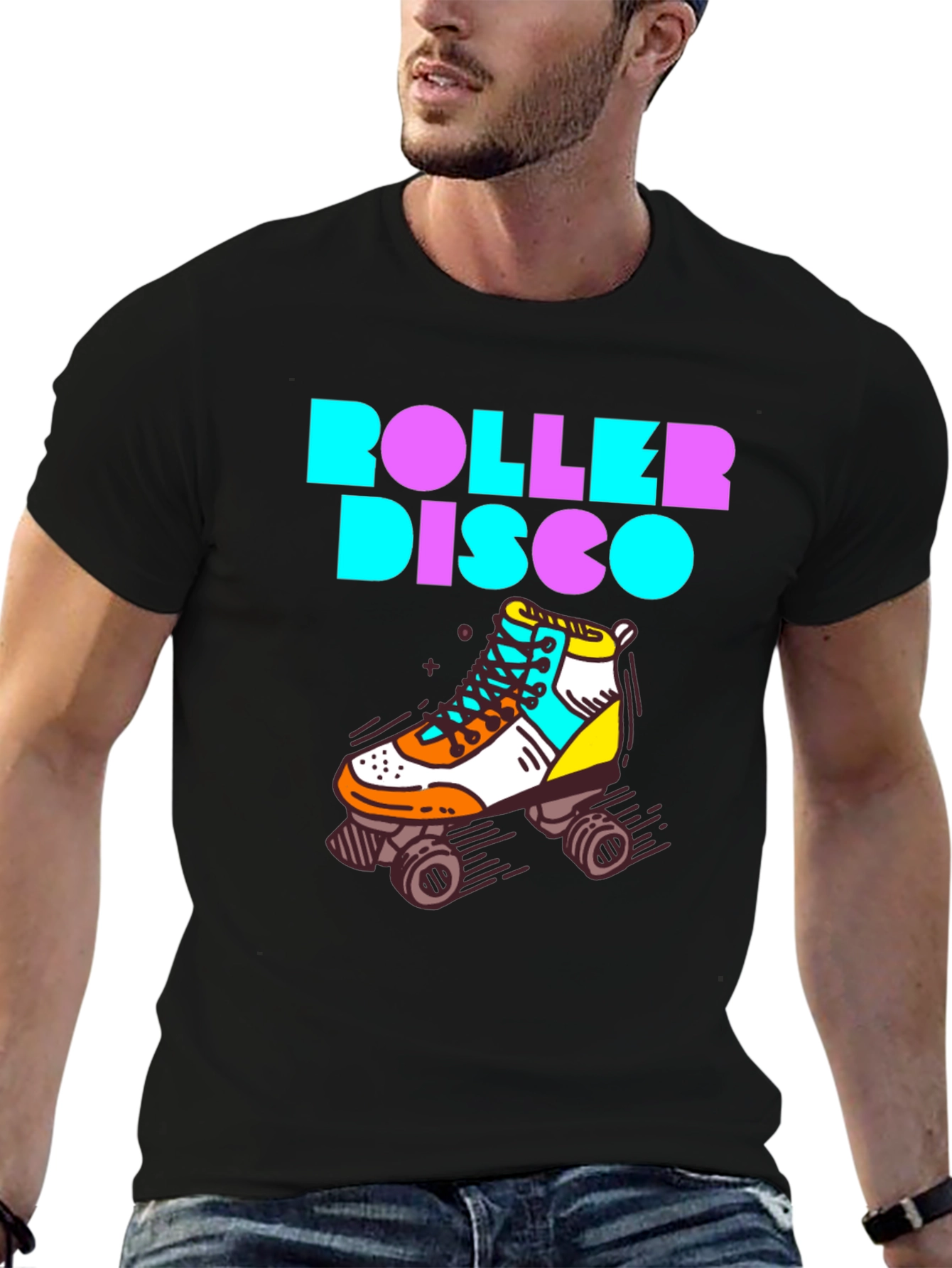 Retro Roller Disco Graphic Tee