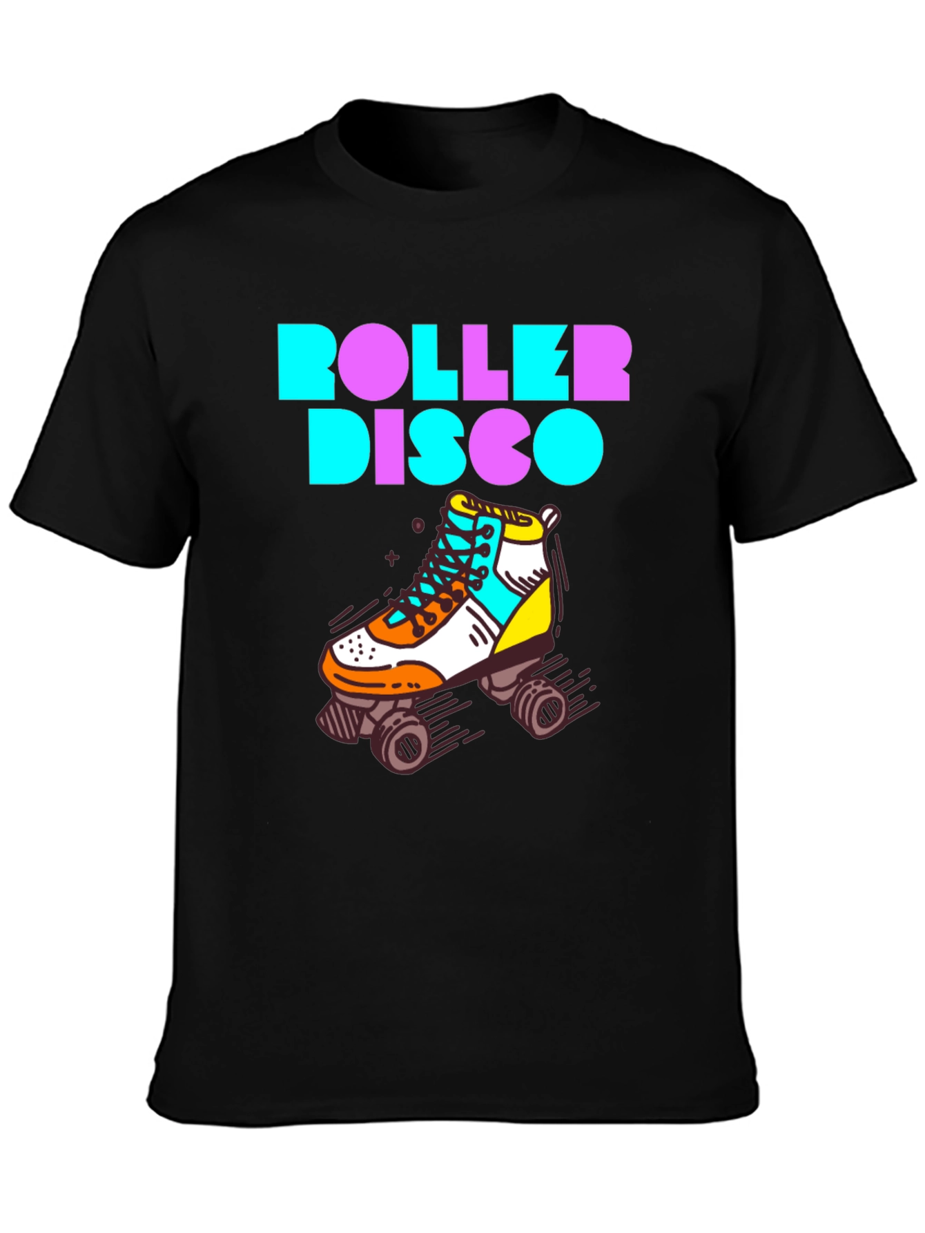 Retro Roller Disco Graphic Tee