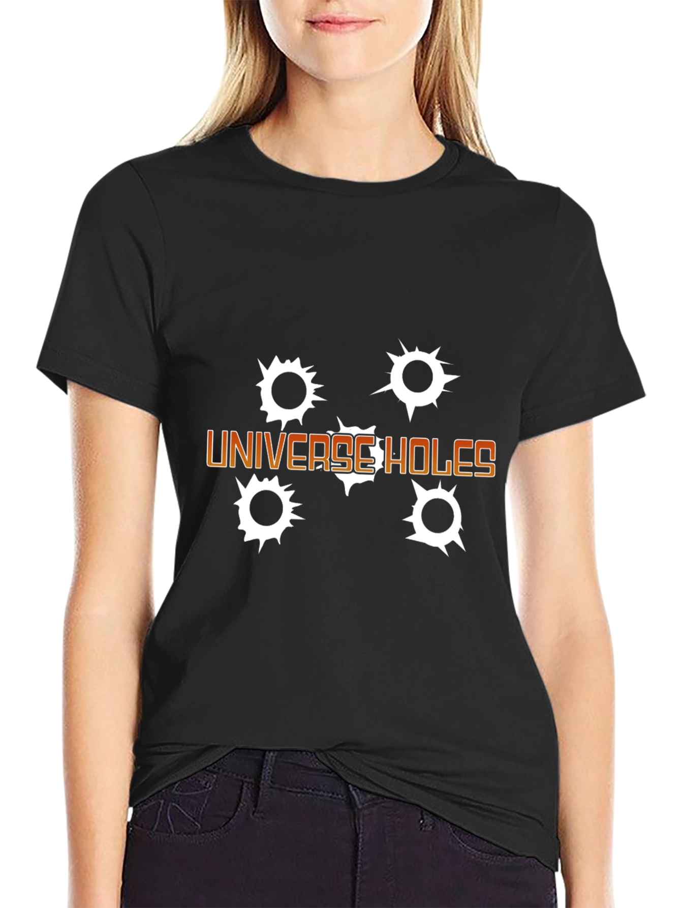 Universe Holes Black T-Shirt