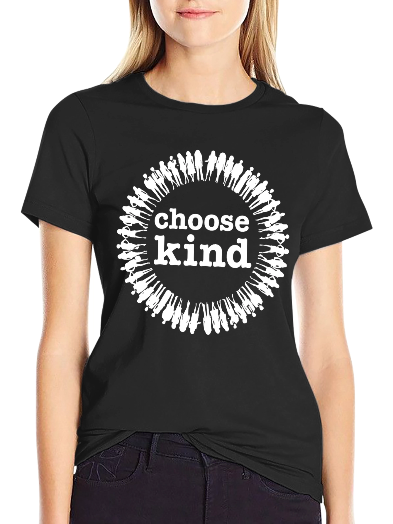 Choose Kind Graphic Tee - Black Cotton T-Shirt