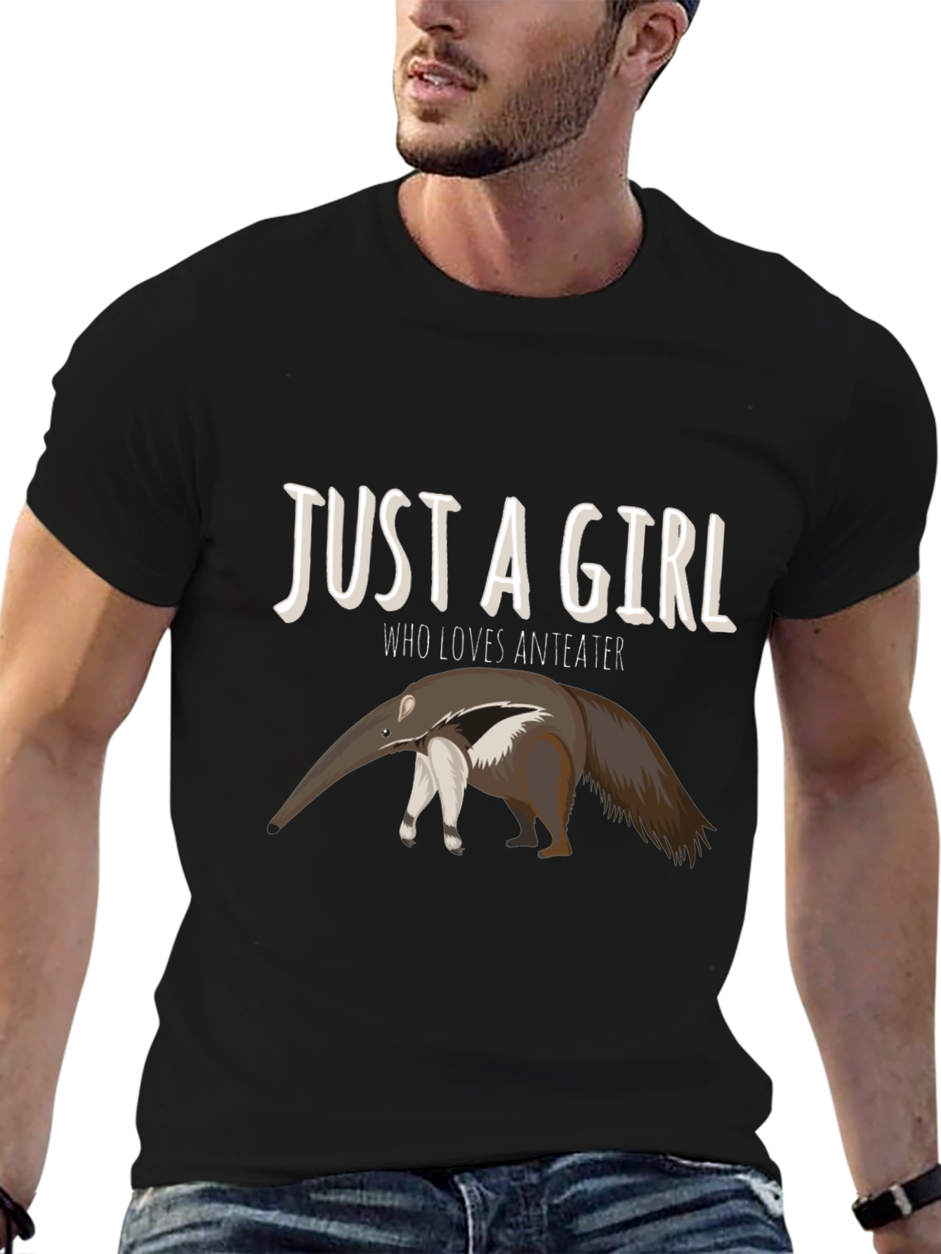 Just A Girl Who Loves Anteater Graphic Tee