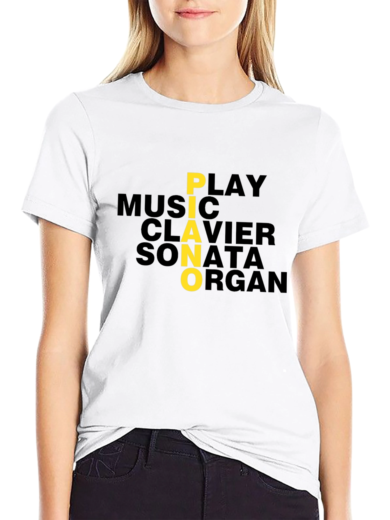 Piano Music T-Shirt - Musician Gift Tee
