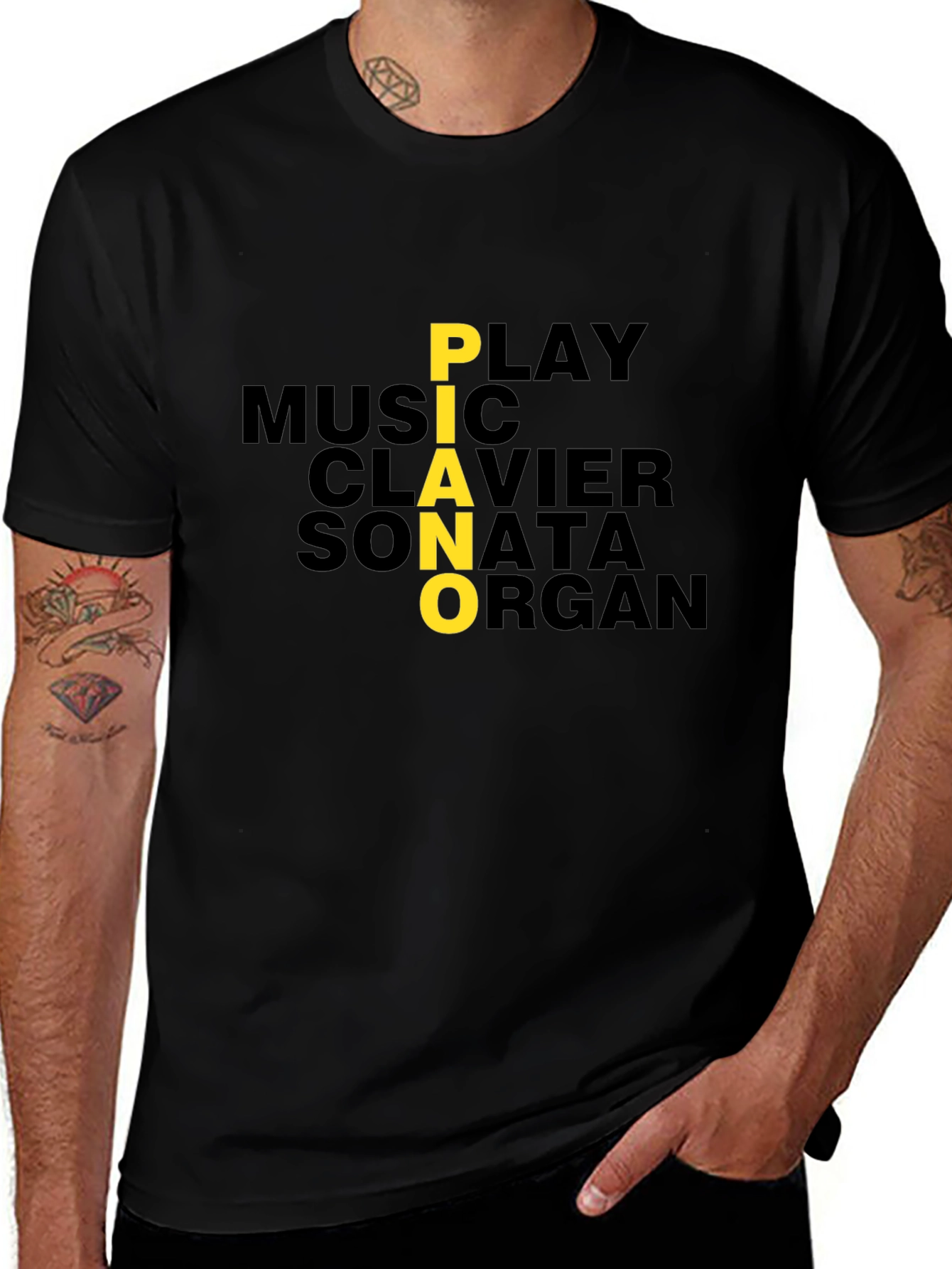 Piano Music T-Shirt - Musician Gift Tee
