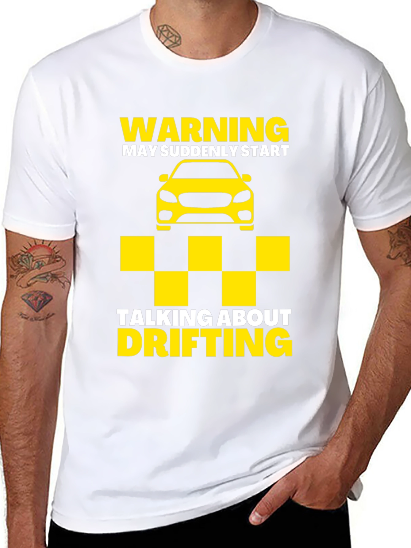Warning May Talk About Drifting T-Shirt